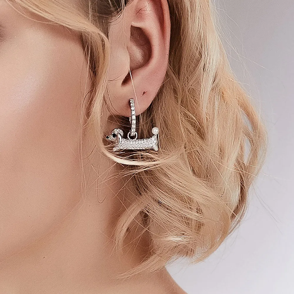 Puppy Huggie Earrings sold by Babybei product image thumbnail 5