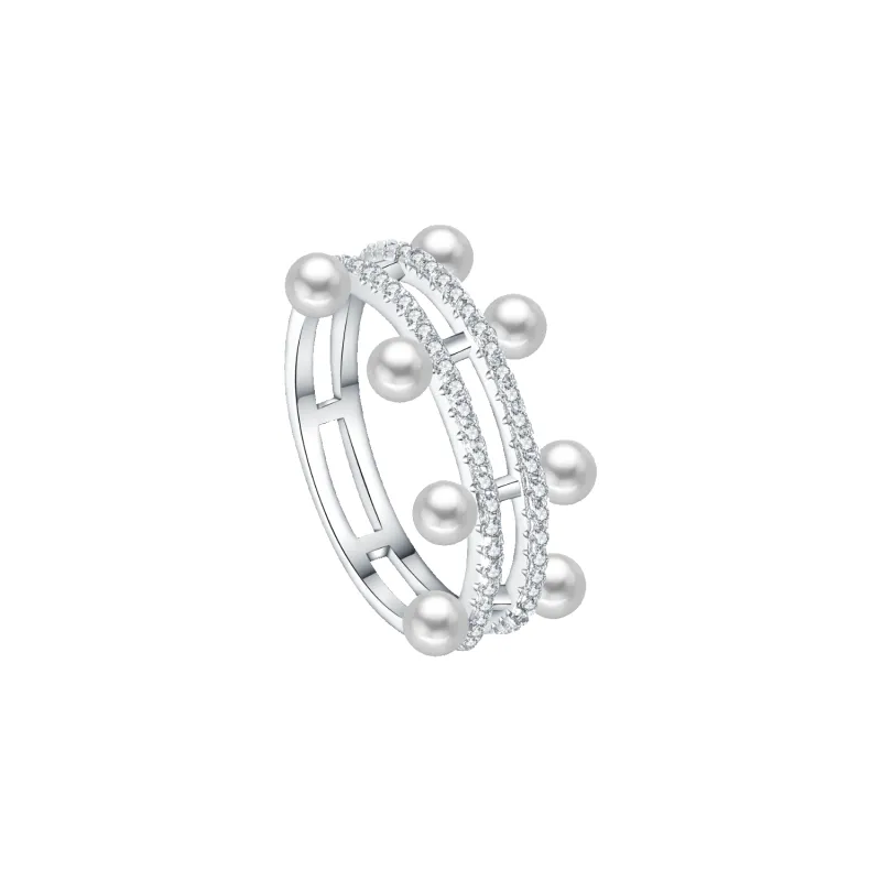 Ferris Wheel Pave Ring made by Babybei