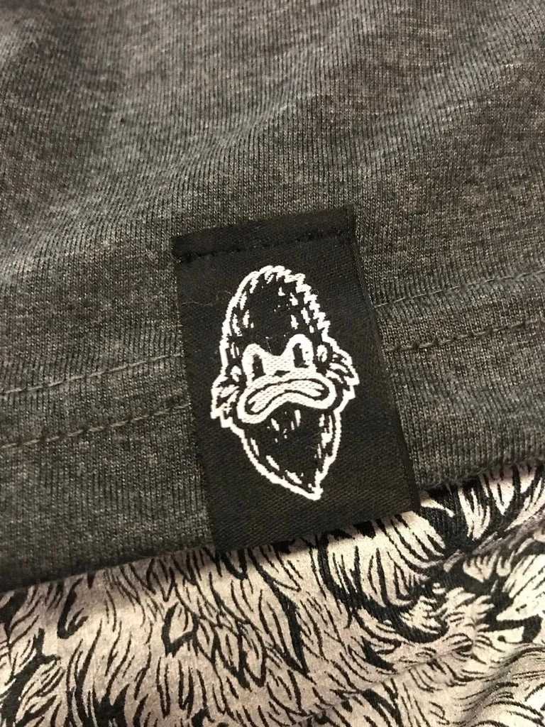 Fighting Yeti T-Shirt - Hand-Printed on Organic Cotton/Poly Blend sold by The Quarrelsome Yeti product image thumbnail 2