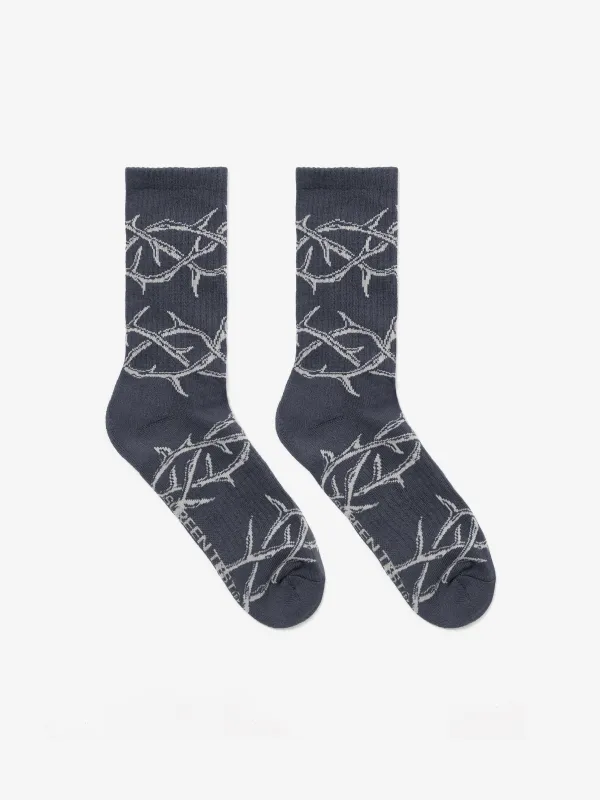 Thorn Socks - Slate made by SCRT