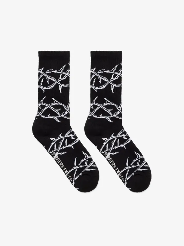 Thorn Socks - Black made by SCRT
