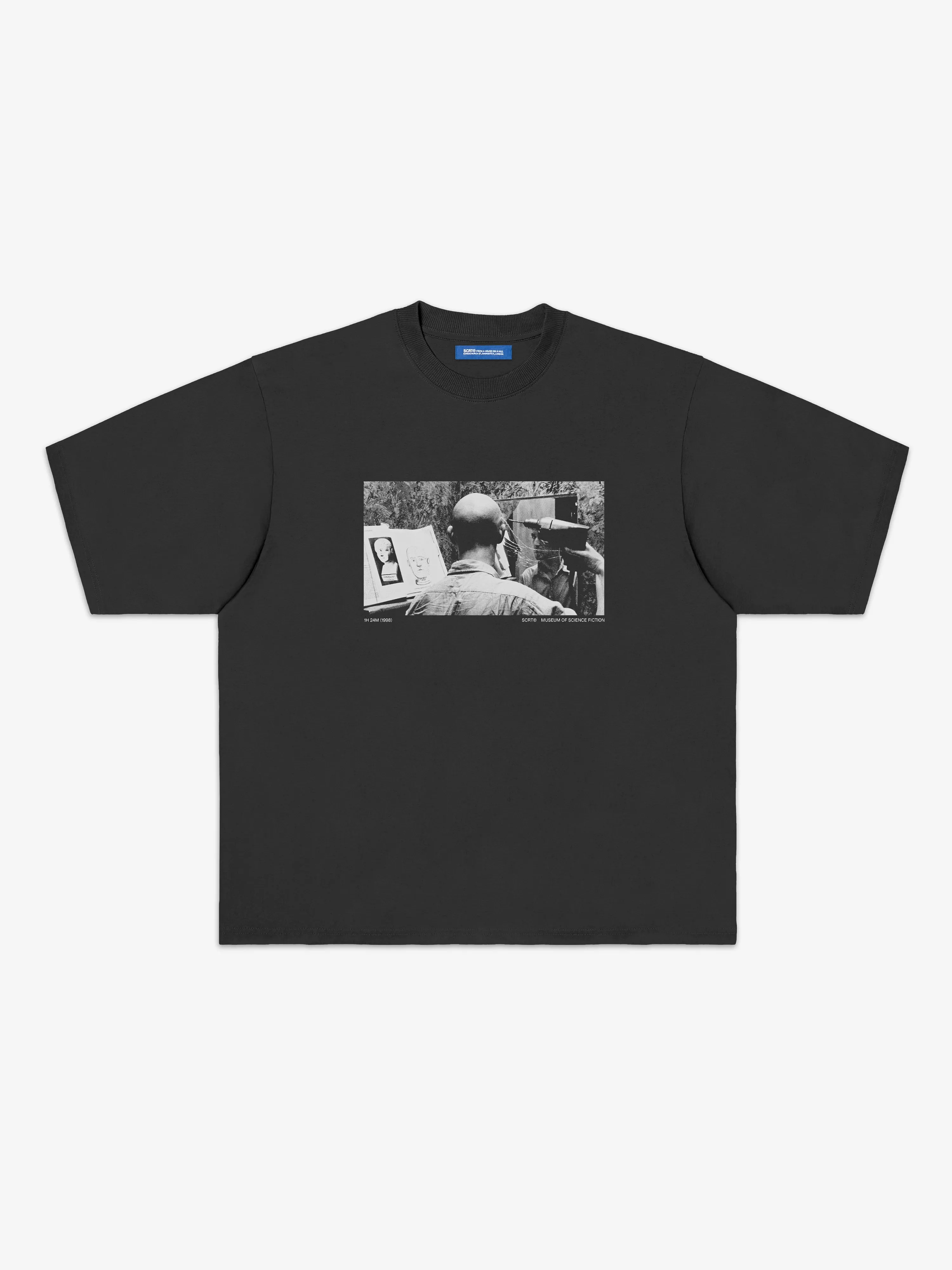 Cohen T-Shirt - Garment Dyed Black sold by SCRT
