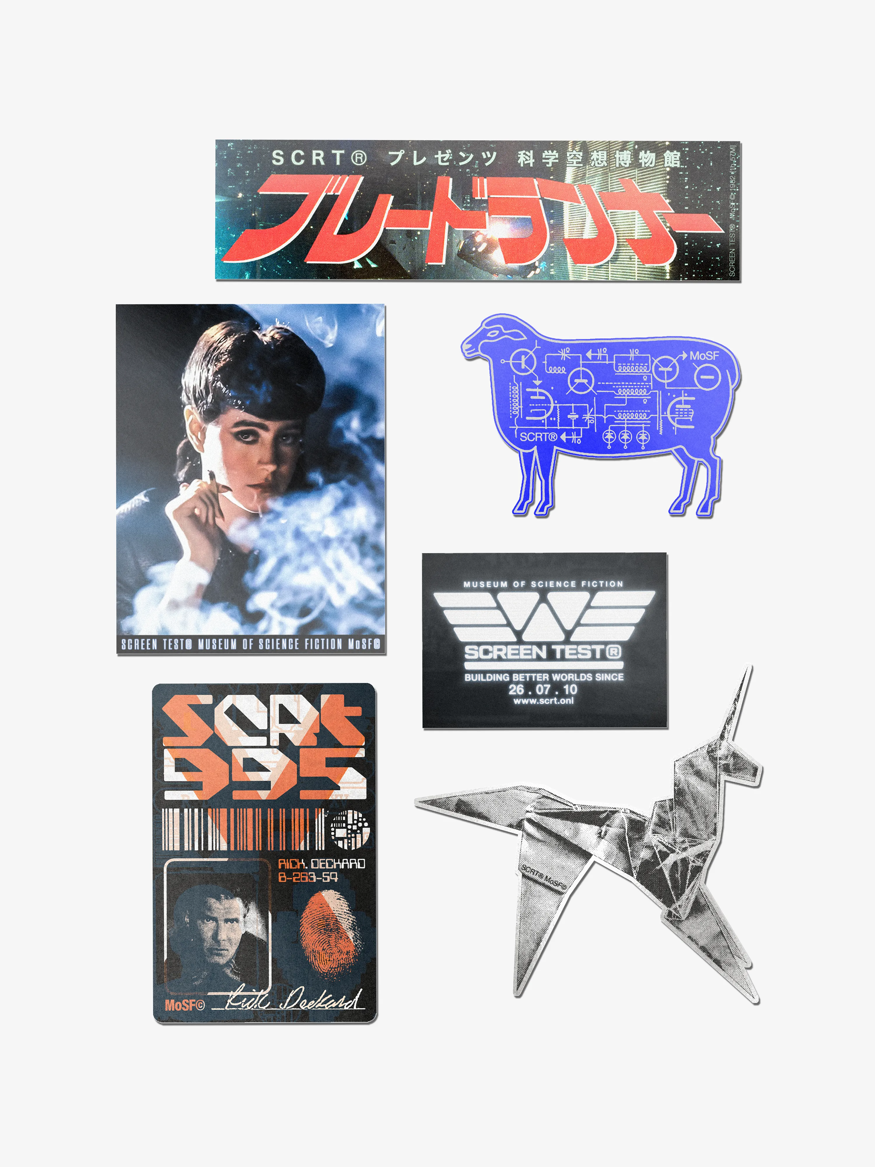 Tears in Rain Sticker Set sold by SCRT product image thumbnail 2