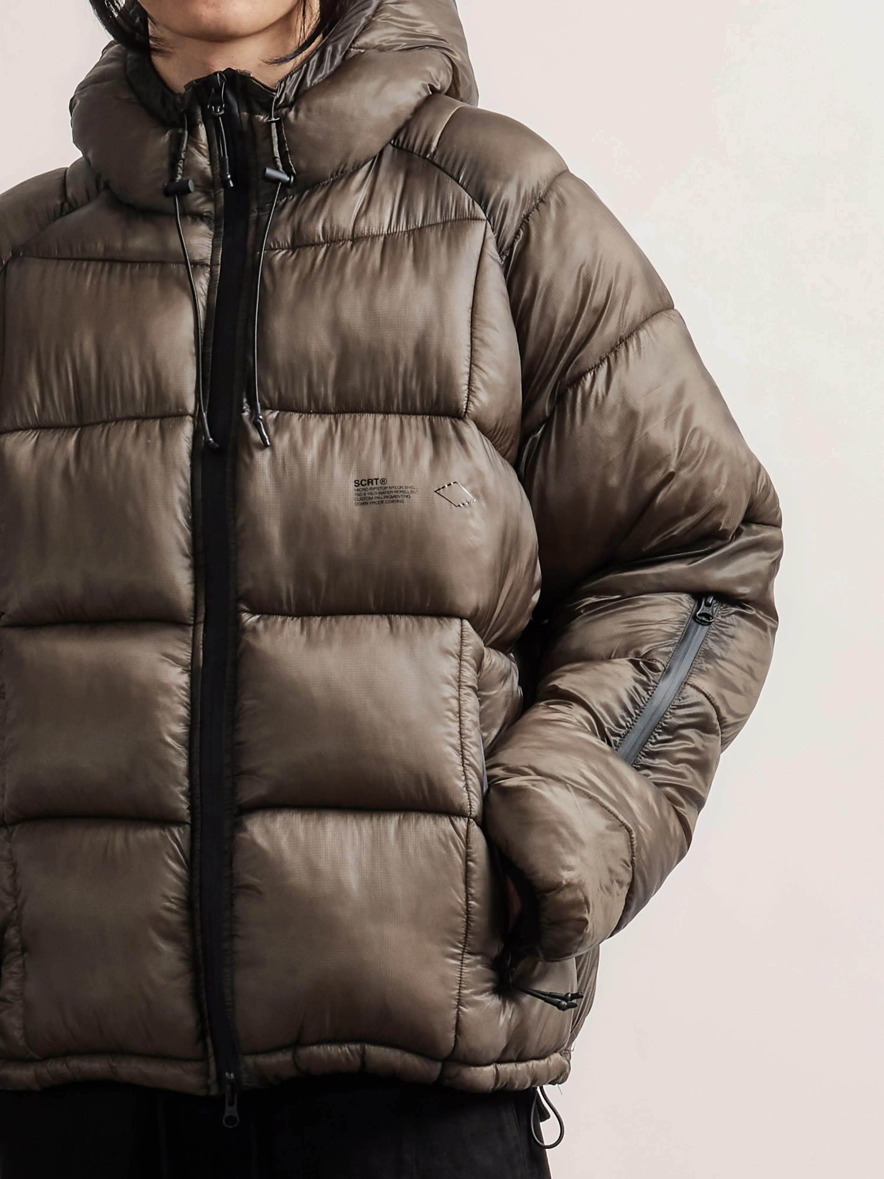 Clavius Base Puffer Coat - Smog sold by SCRT product image thumbnail 3