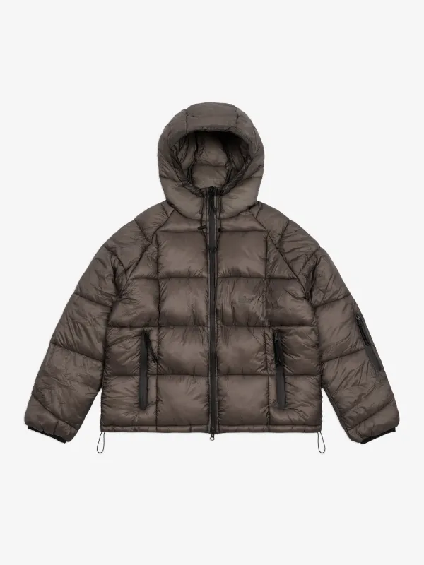 Clavius Base Puffer Coat - Smog made by SCRT