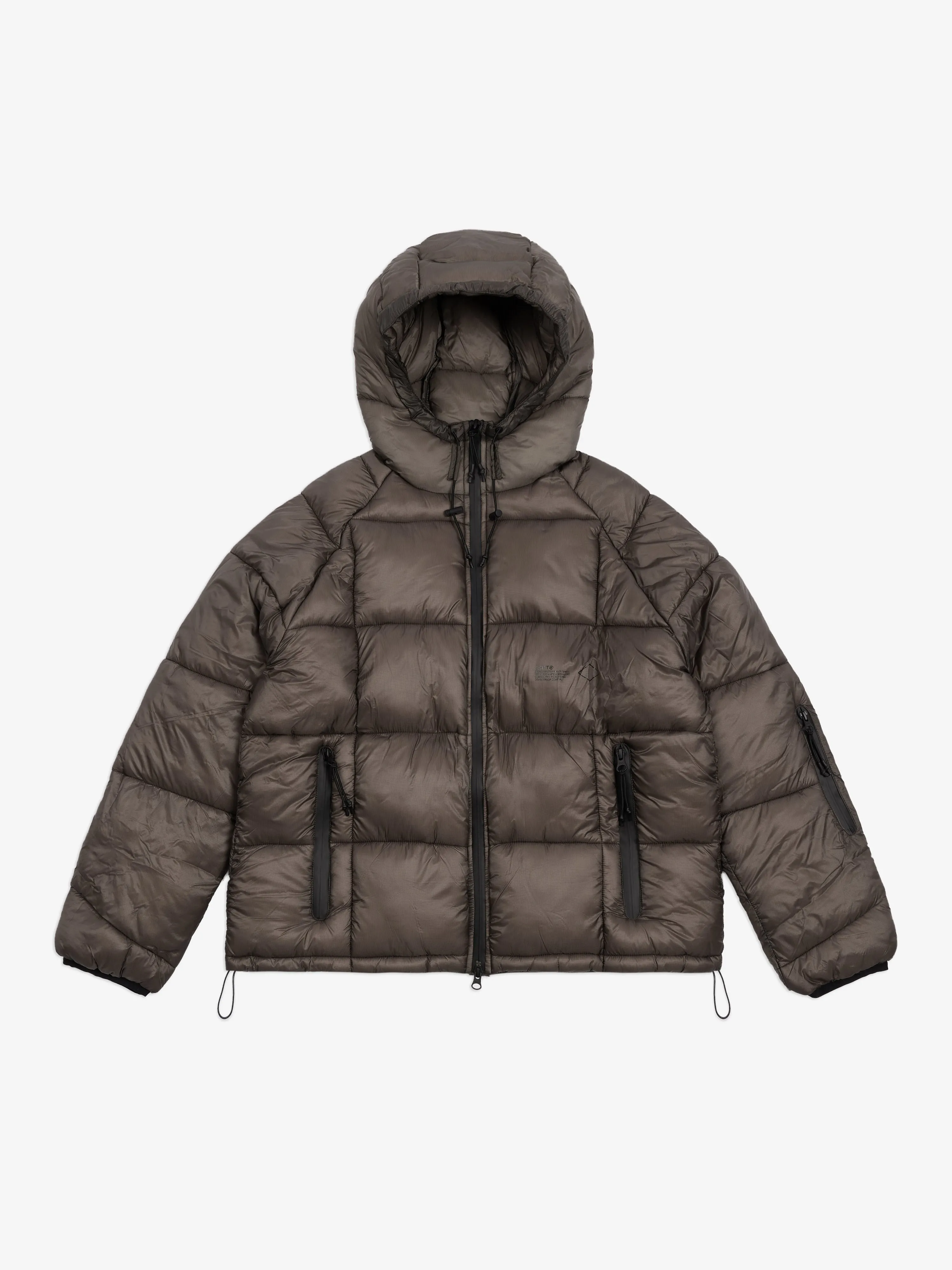 Clavius Base Puffer Coat - Smog sold by SCRT