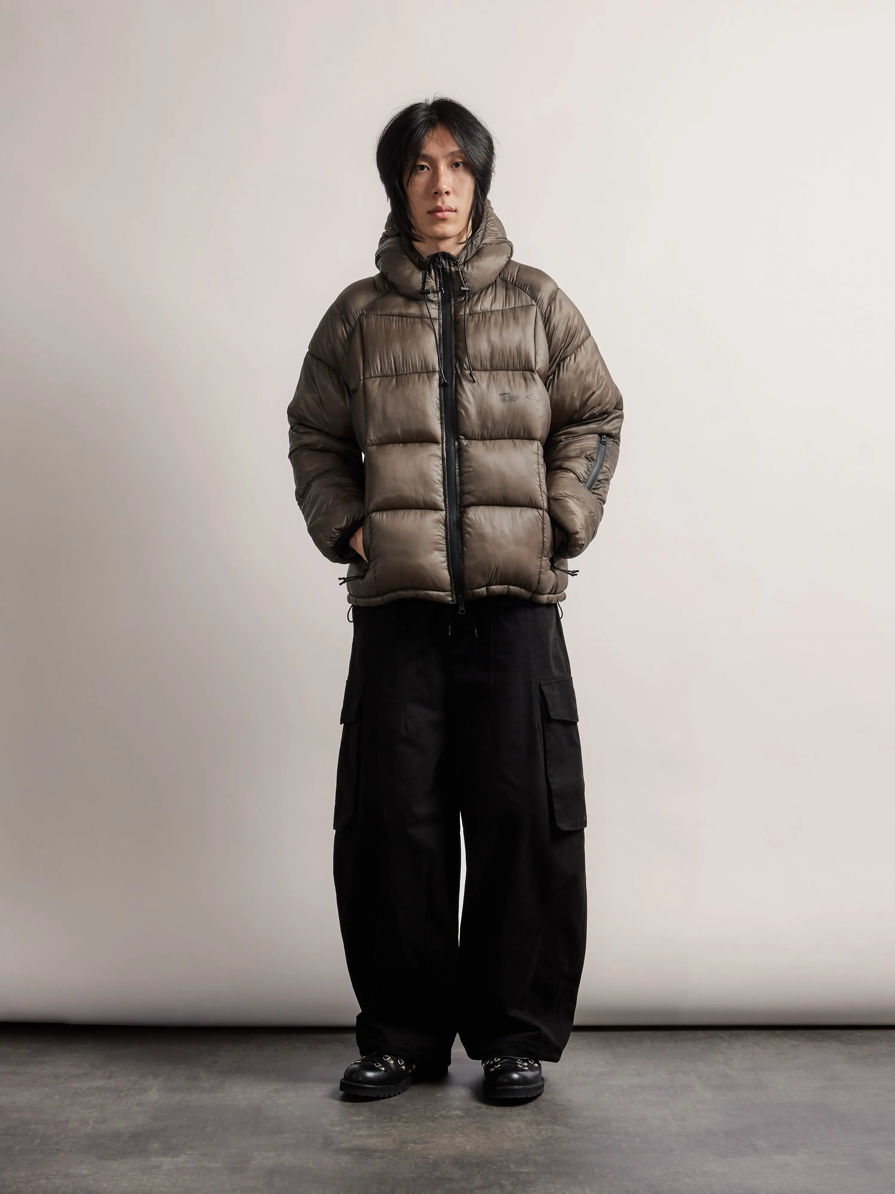 Clavius Base Puffer Coat - Smog sold by SCRT product image thumbnail 2