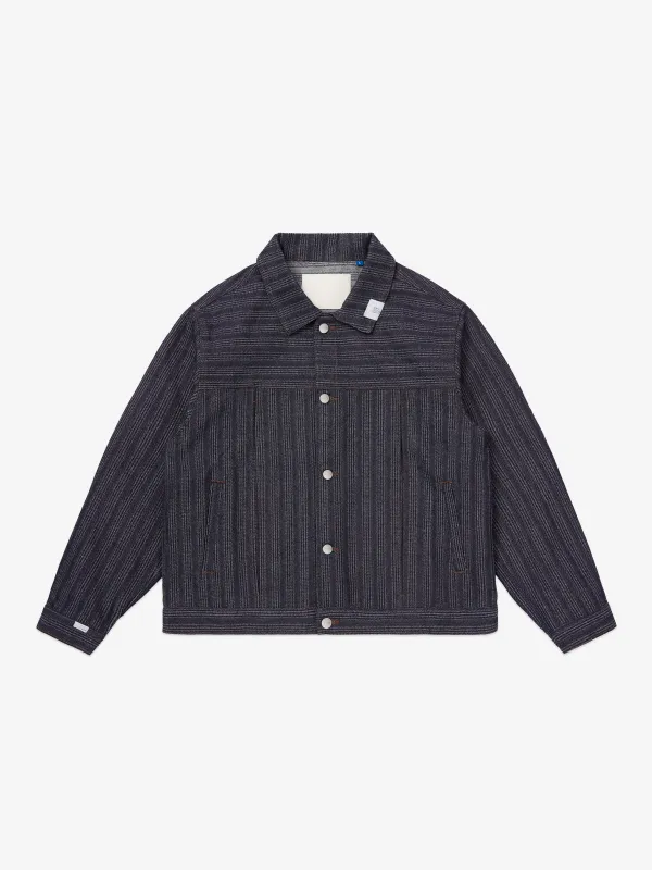 Type-0 Denim Jacket - Herringbone made by SCRT