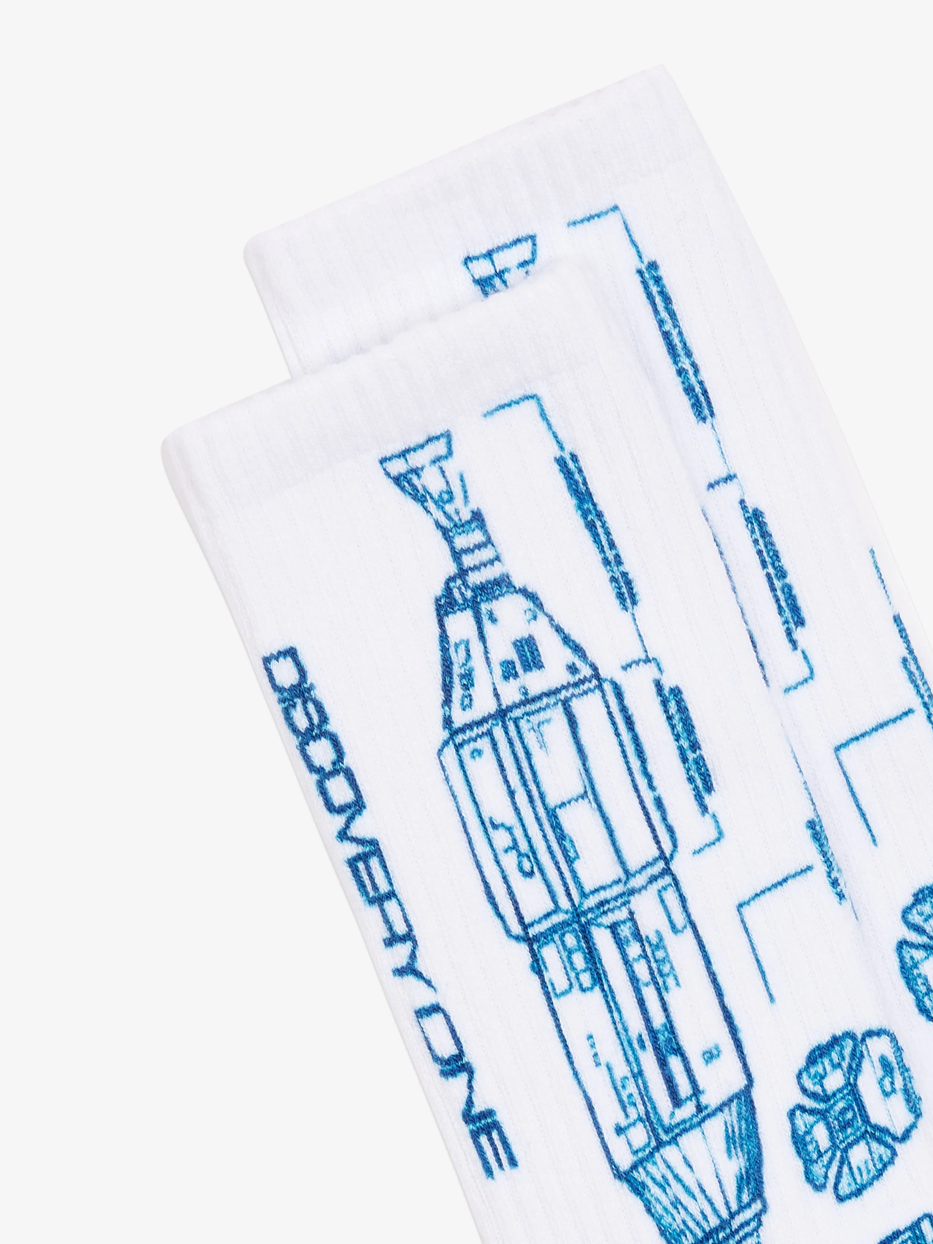 Blueprint Socks - White sold by SCRT product image thumbnail 2