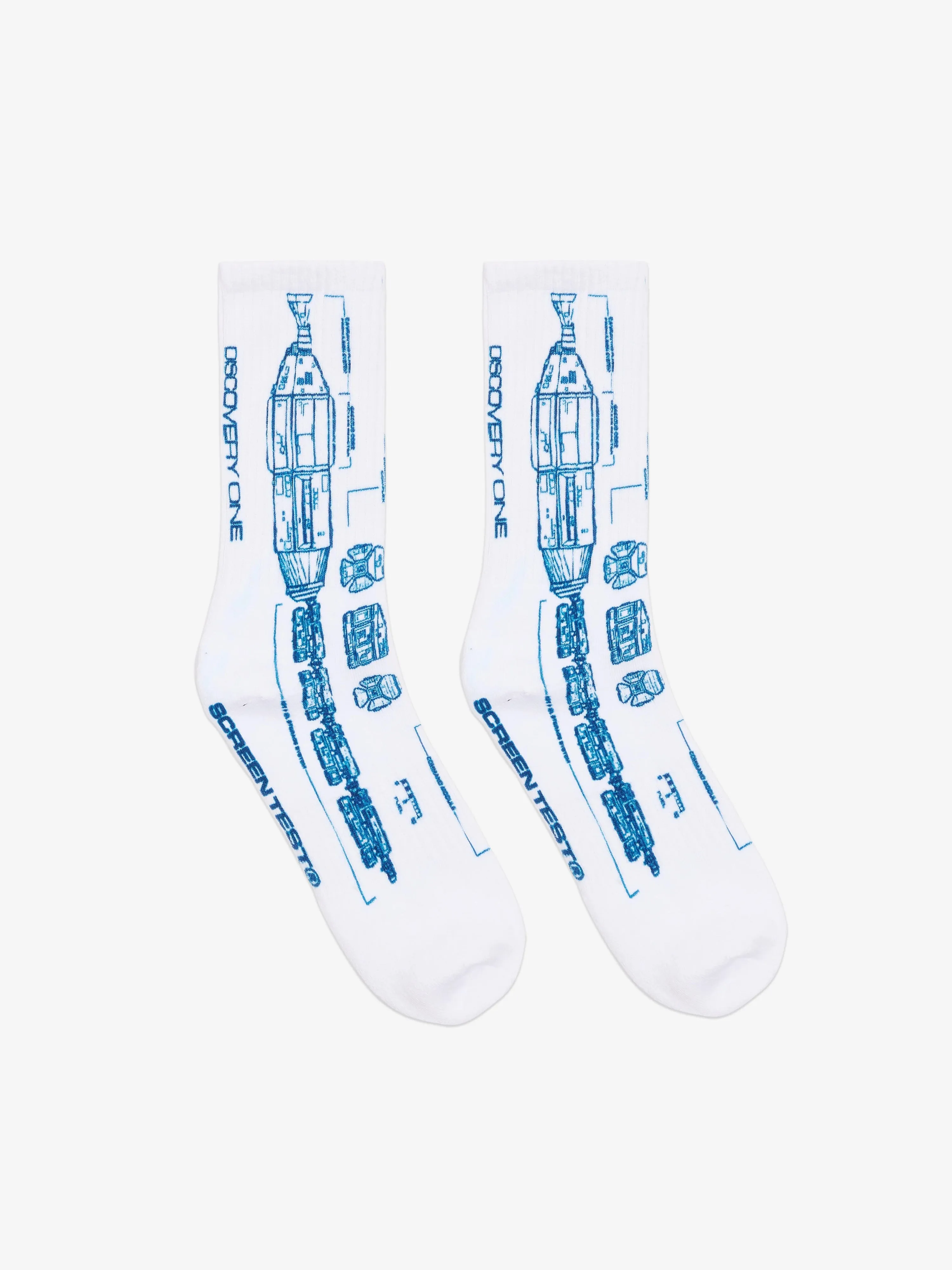 Blueprint Socks - White sold by SCRT