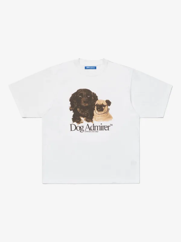 Dog Admirer T-Shirt - White made by SCRT