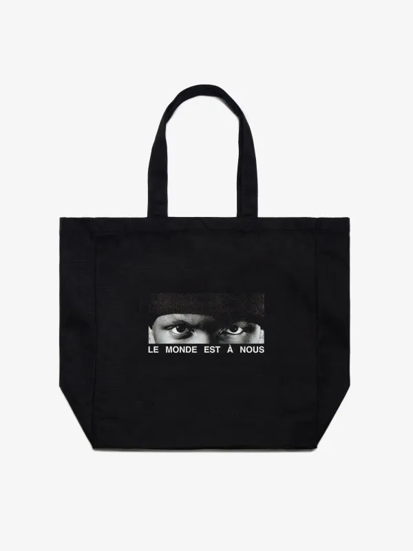 Le Monde Tote Bag - Black made by SCRT