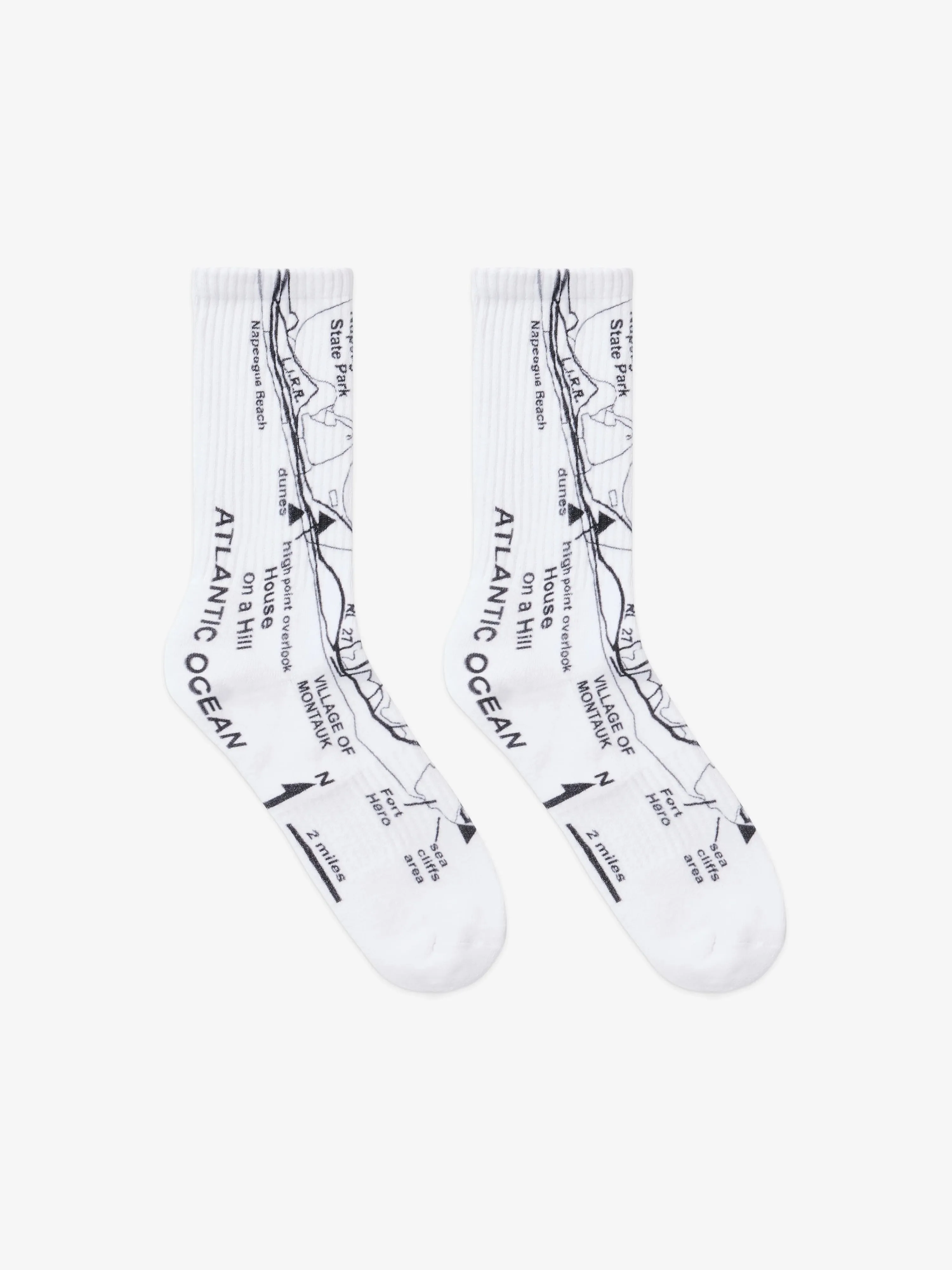 Montauk Socks - White sold by SCRT