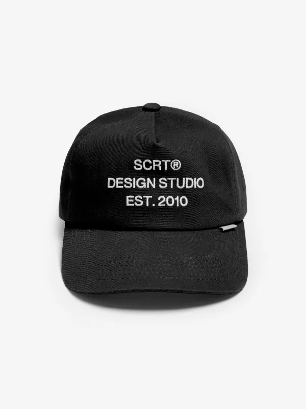 SCRT® Design Studio High Profile Cap - Black made by SCRT