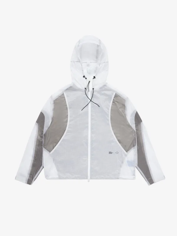 Translucent Shell Jacket - White made by SCRT