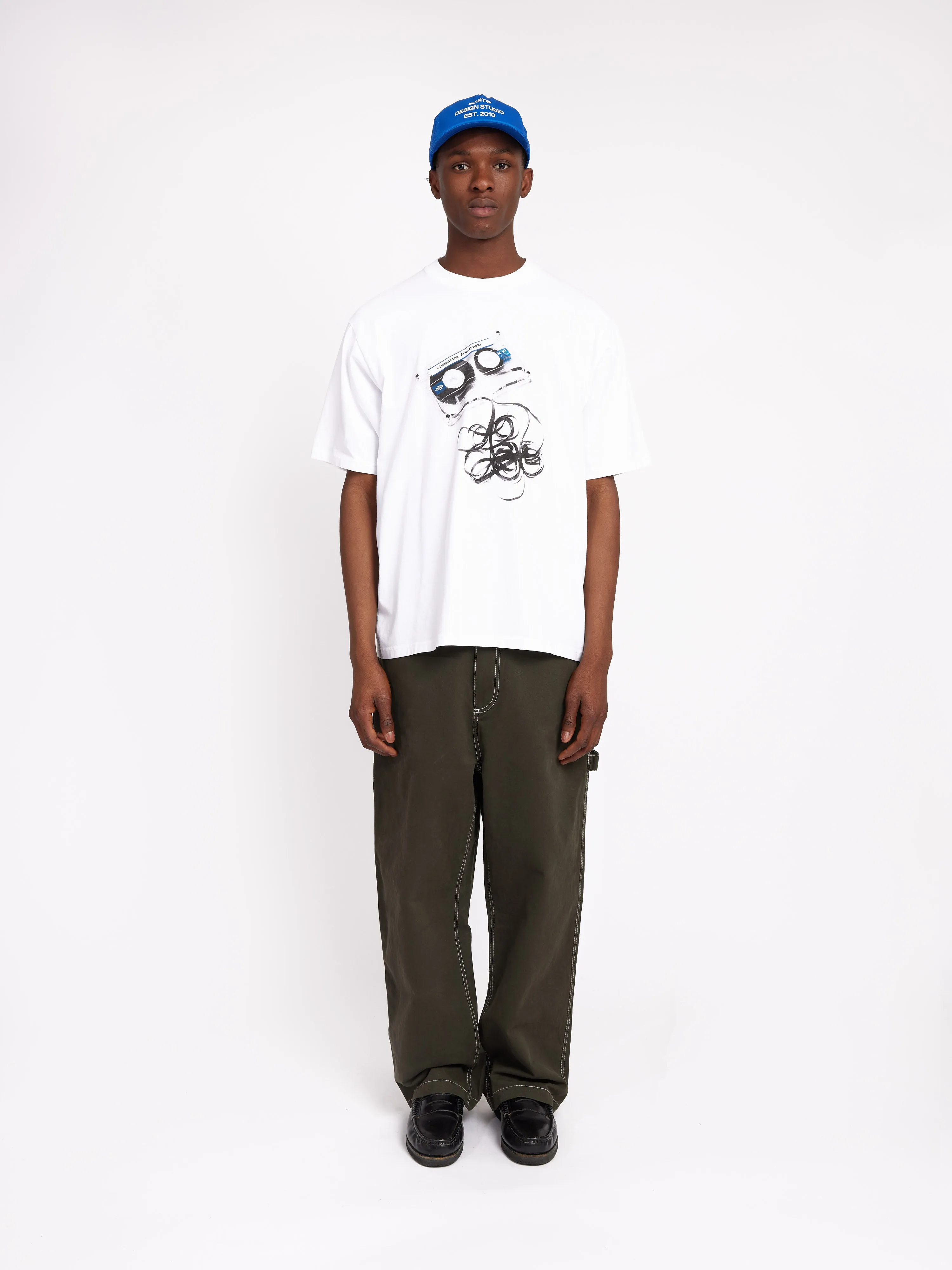 Cassette T-Shirt - White sold by SCRT product image thumbnail 3