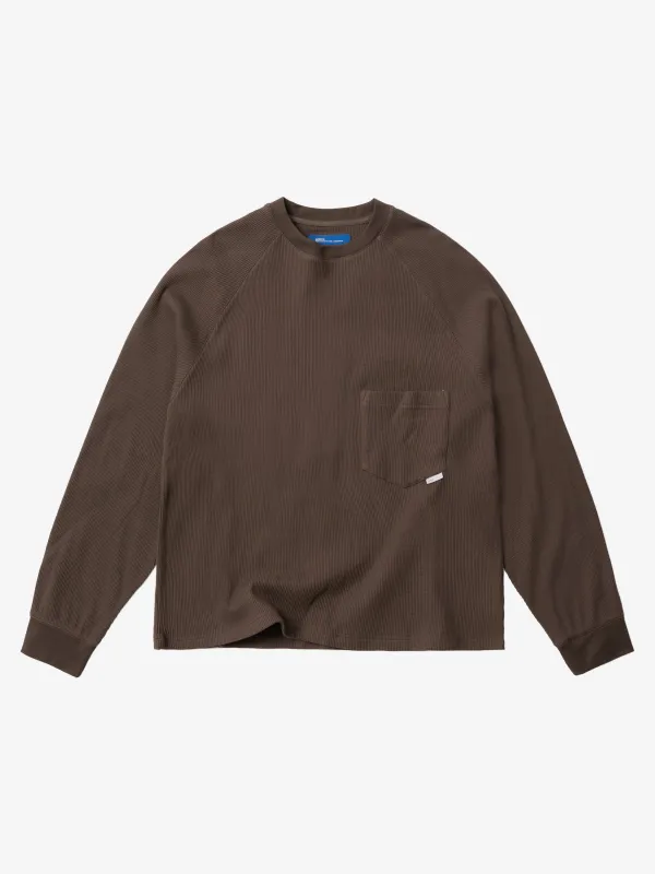 Waffle Longsleeve - Loam made by SCRT