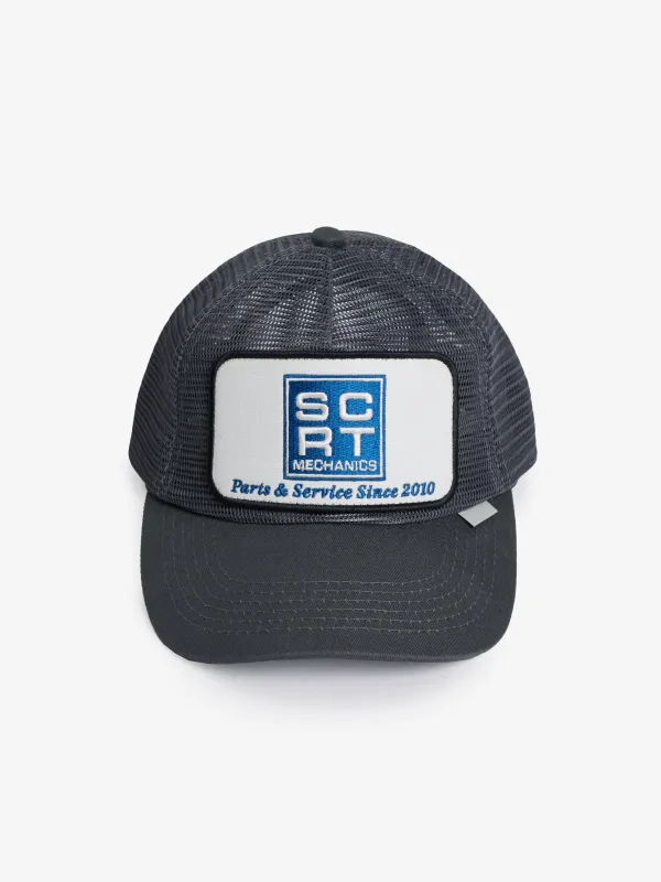 Mechanic Mesh Trucker Cap - Steel made by SCRT