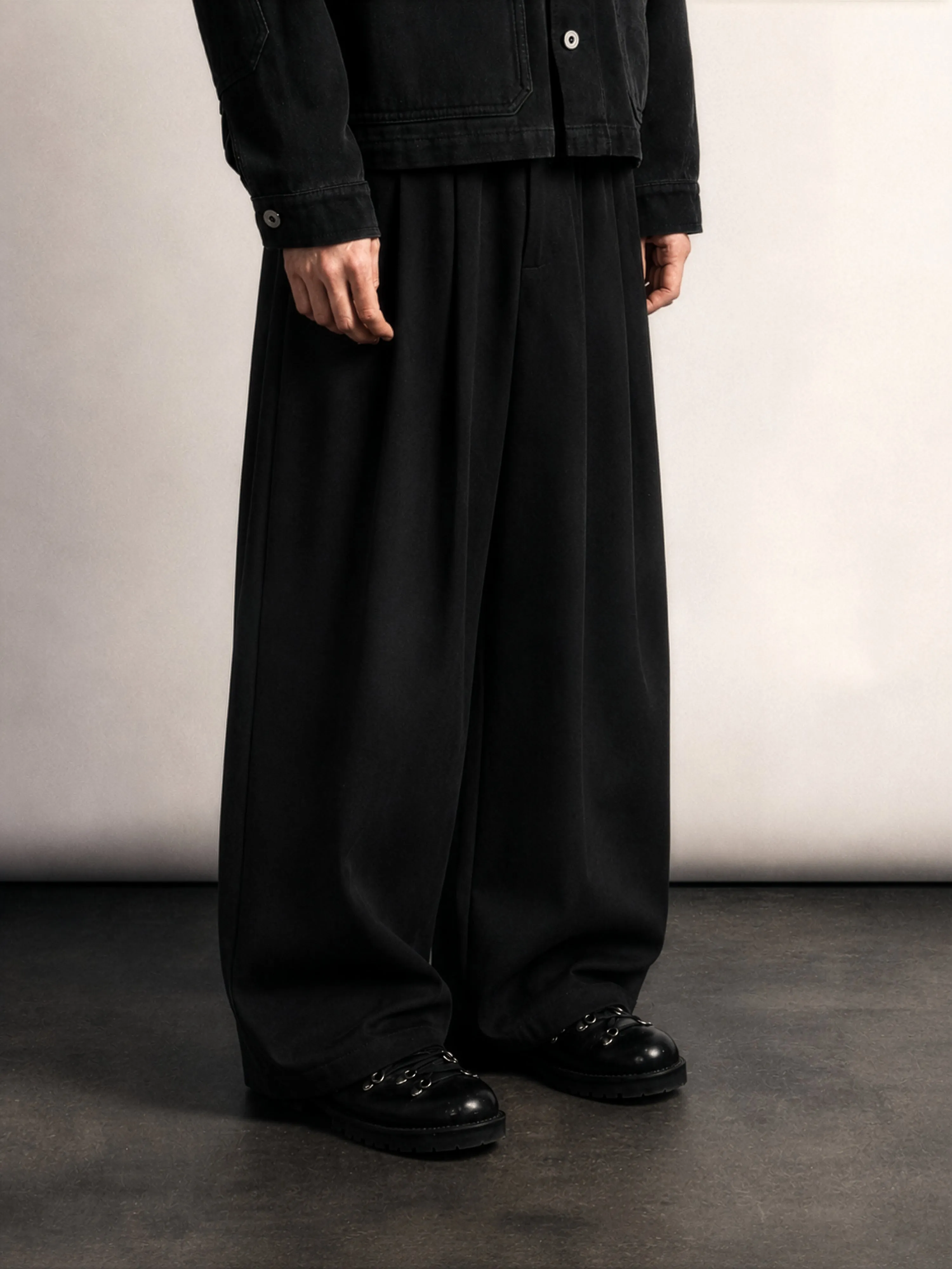 The Triple Pleat Trouser - Cotton sold by SCRT product image thumbnail 2