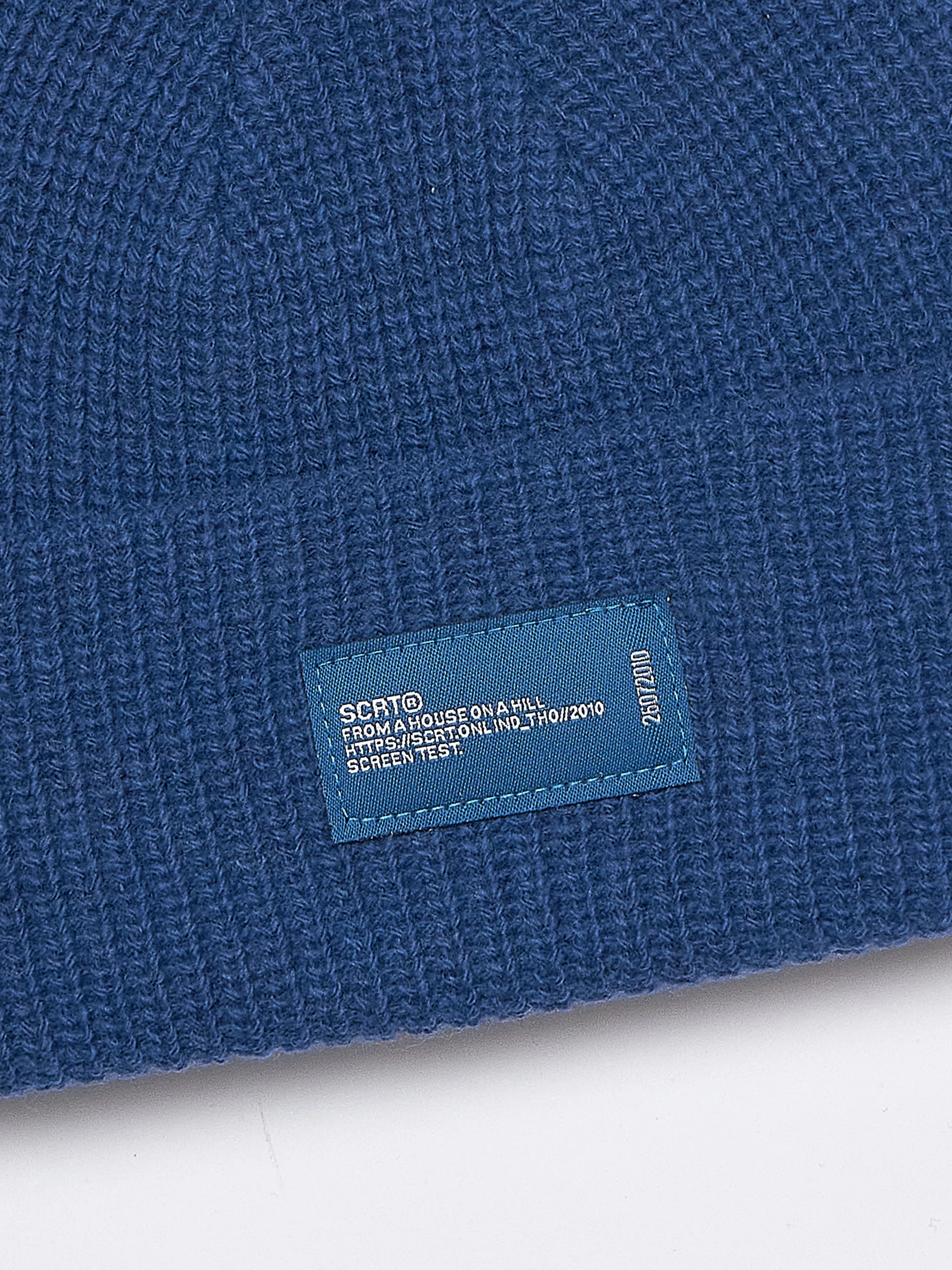 Recycled Wool Beanie - Blue sold by SCRT product image thumbnail 3