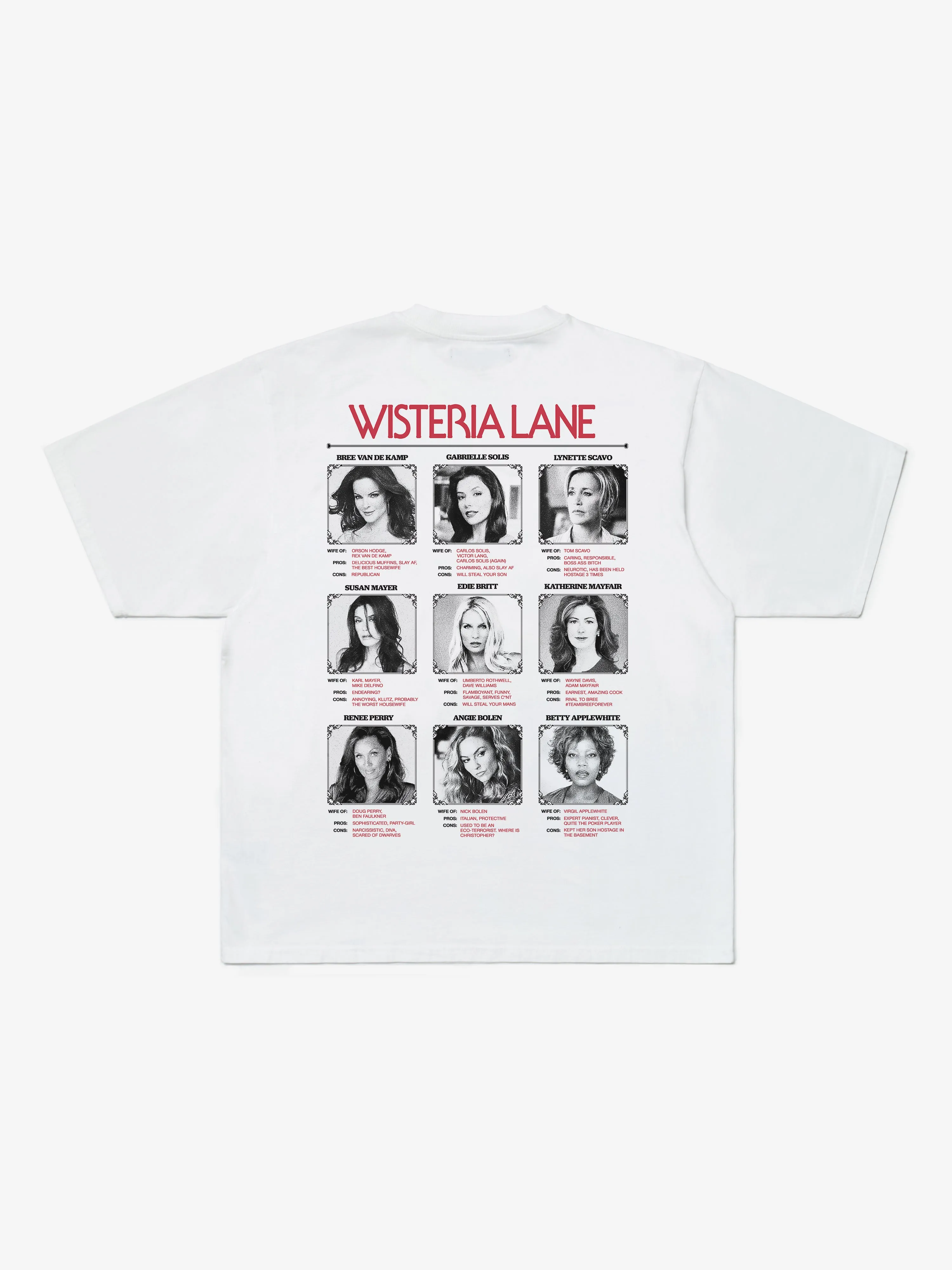 Wisteria T-Shirt - White sold by SCRT product image thumbnail 2