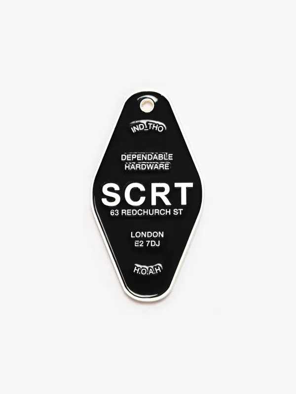 Motel Keyring - Black Onyx made by SCRT