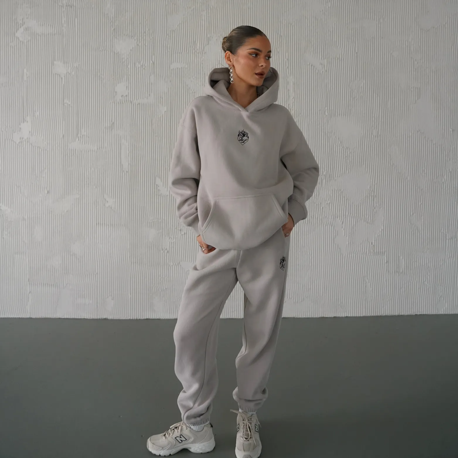 fog oversized ibtfoba hoodie *pre-order sold by Aloura Lounge product image thumbnail 2