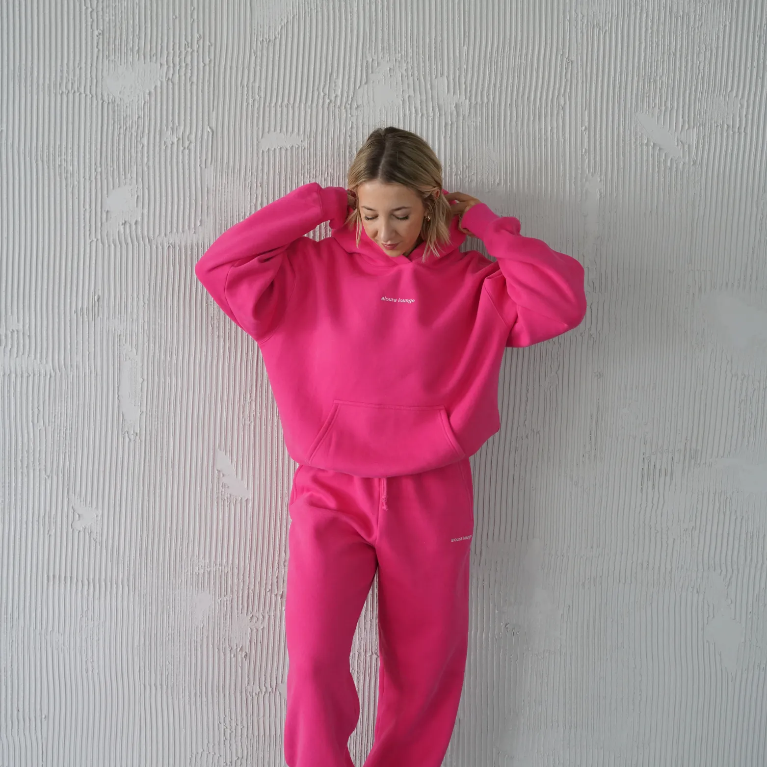 barbie oversized ultra cozy sweatpants sold by Aloura Lounge product image thumbnail 5