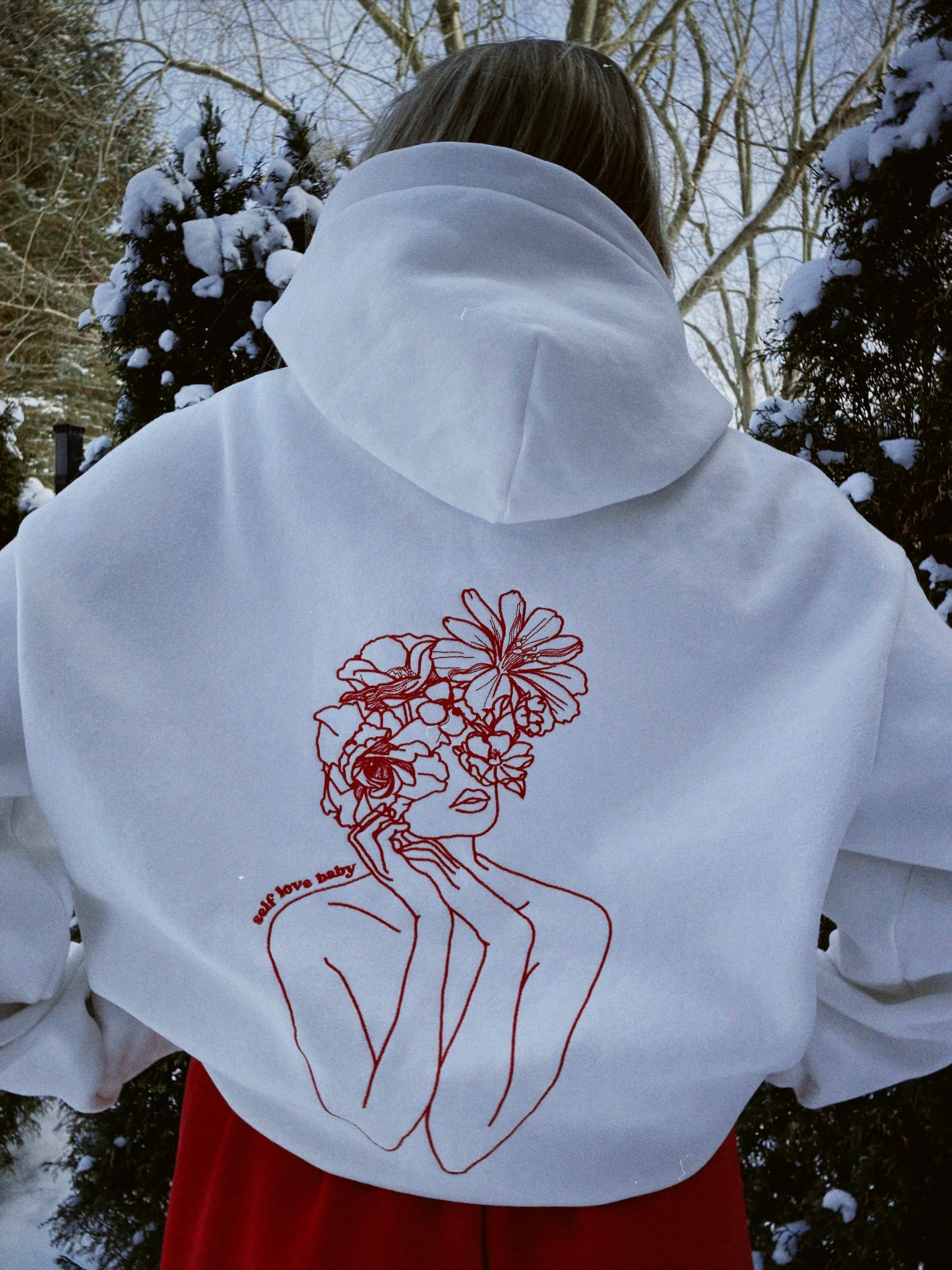 cloud ultra cozy self love baby hoodie sold by Aloura Lounge product image thumbnail 3