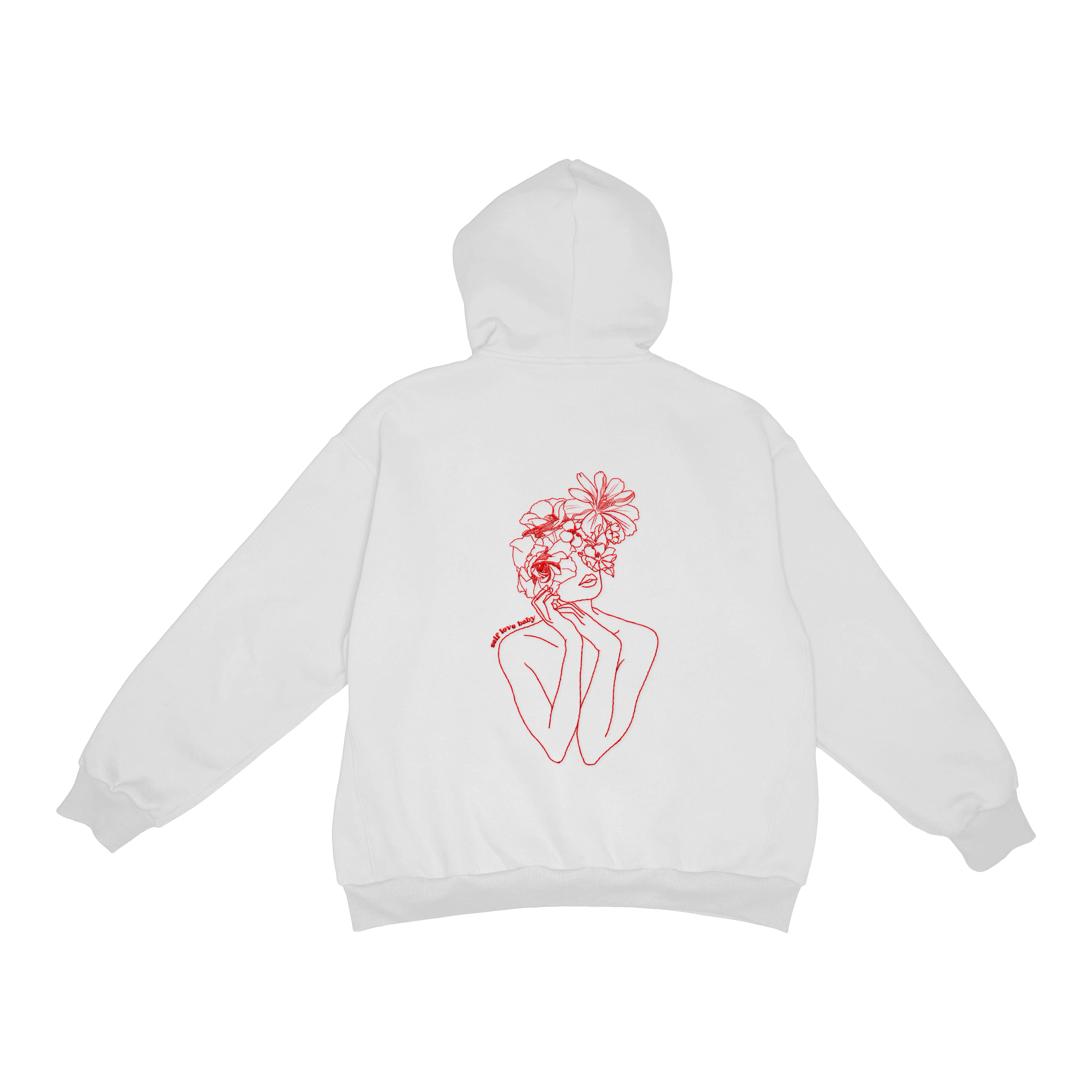 cloud ultra cozy self love baby hoodie sold by Aloura Lounge