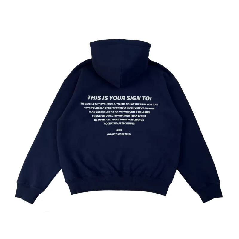 sapphire oversized ultra cozy dte hoodie sold by Aloura Lounge