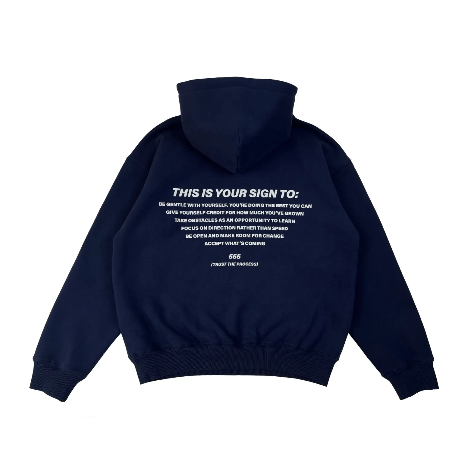 sapphire oversized ultra cozy dte hoodie sold by Aloura Lounge