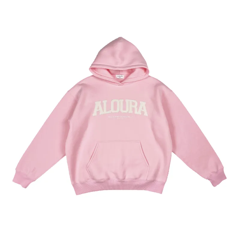strawberry milk "where kind hearts meet" oversized cozy hoodie sold by Aloura Lounge