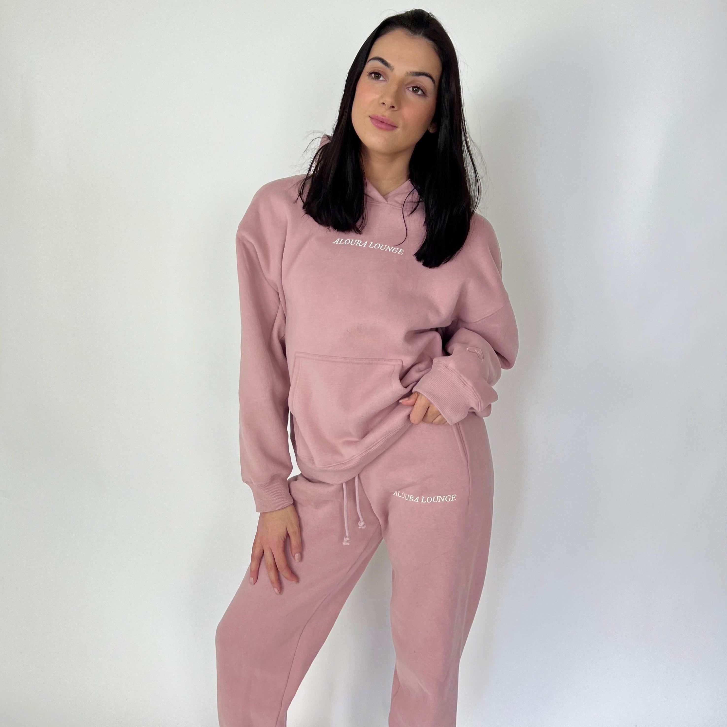 blush ultra cozy sweatpants sold by Aloura Lounge product image thumbnail 4