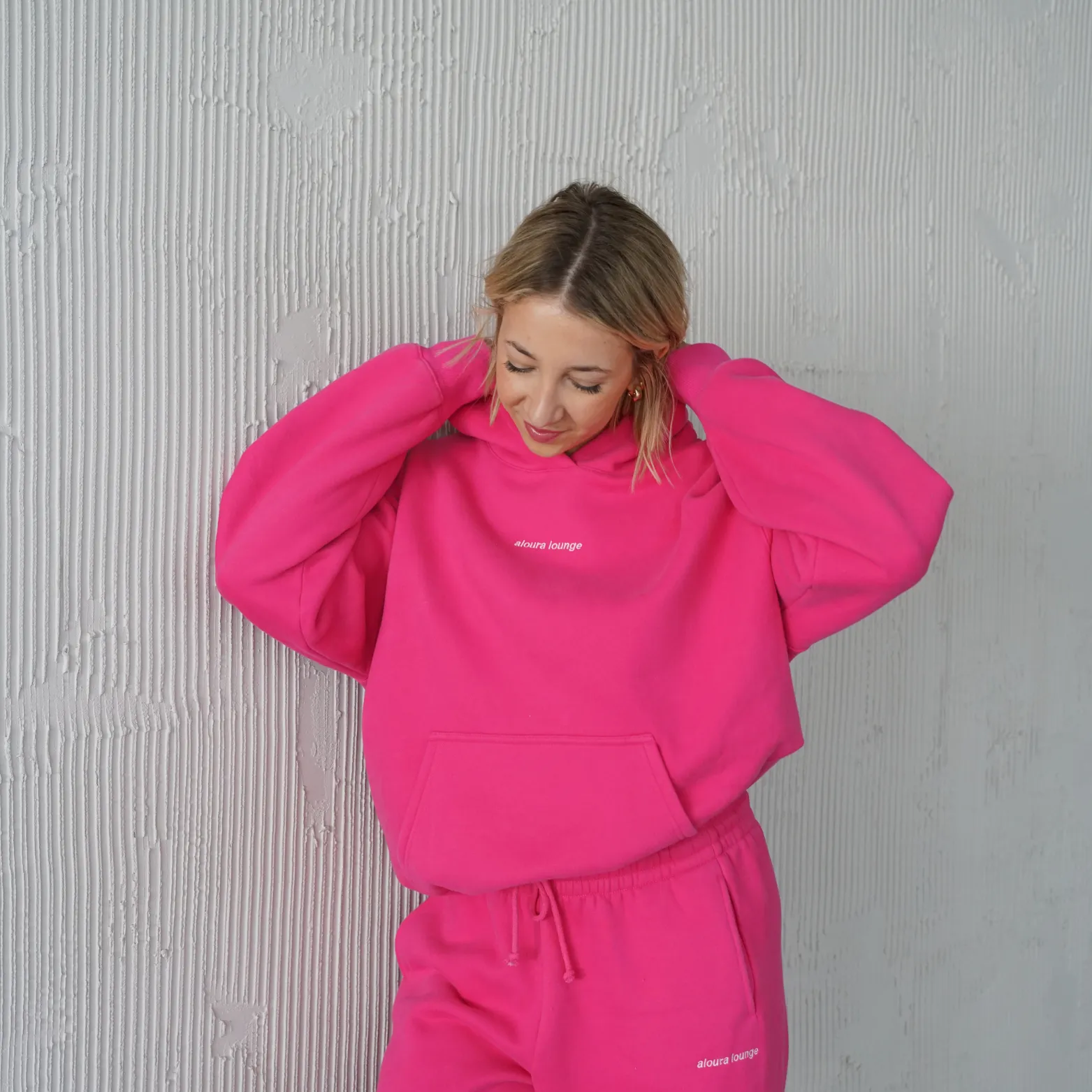 barbie oversized ultra cozy self love hoodie sold by Aloura Lounge product image thumbnail 4