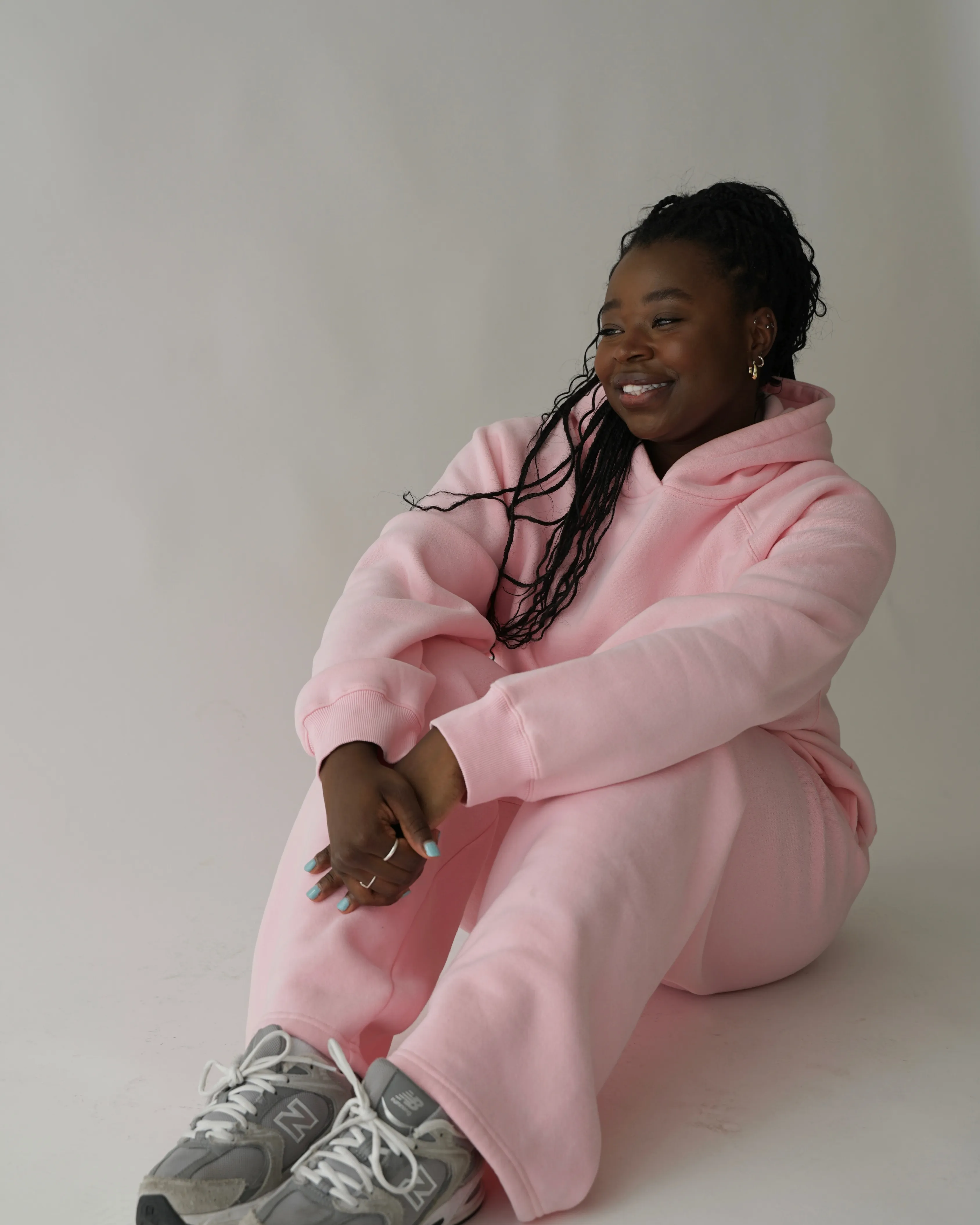 strawberry milk oversized wide leg sweatpants *pre-order sold by Aloura Lounge product image thumbnail 4