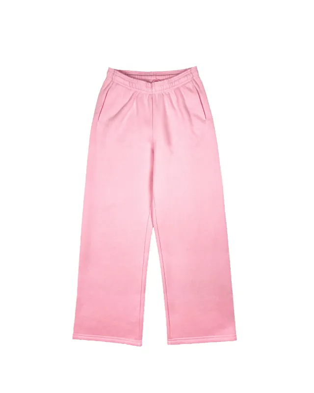 strawberry milk oversized wide leg sweatpants *pre-order sold by Aloura Lounge
