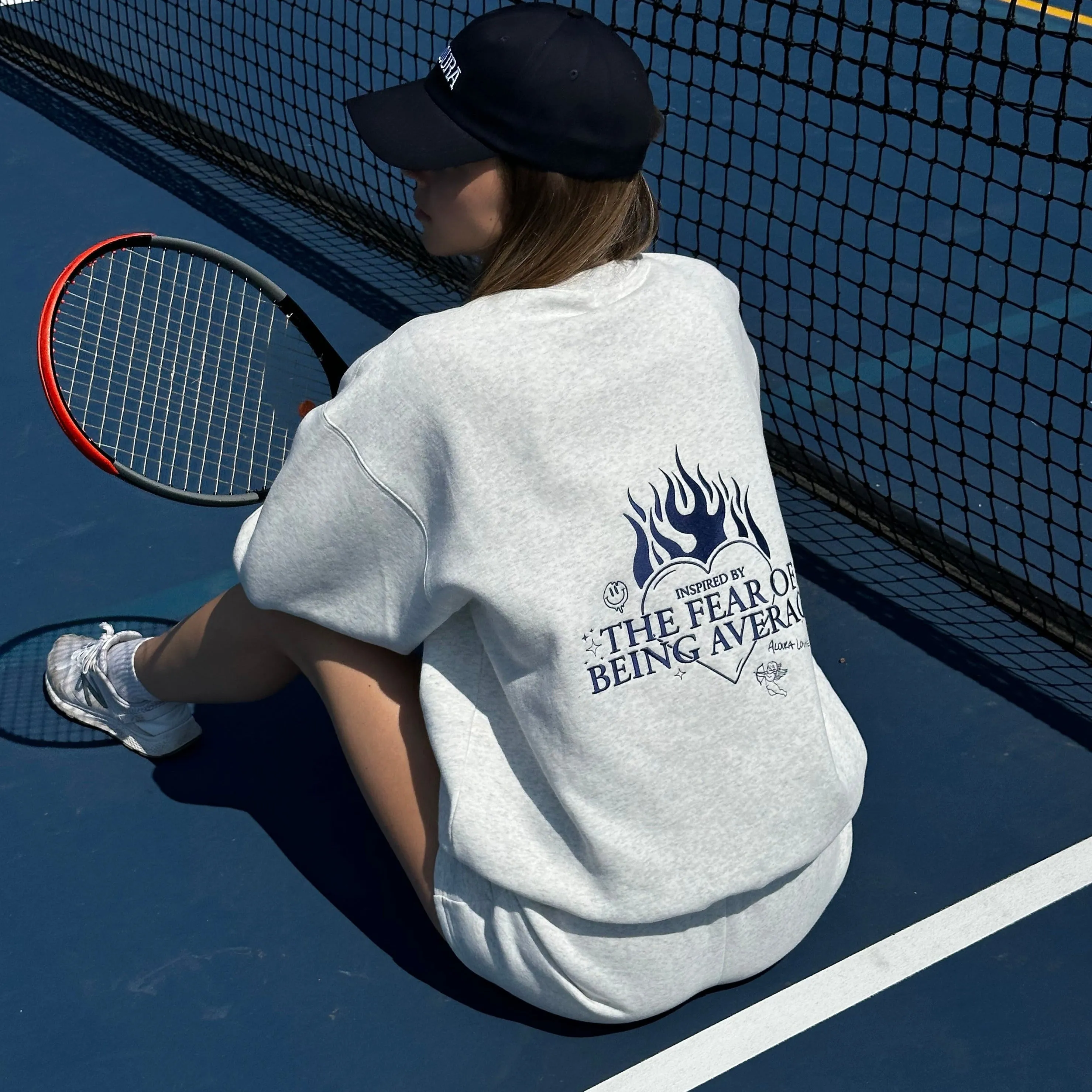 moon oversized ibtfoba crewneck *pre-order sold by Aloura Lounge product image thumbnail 5