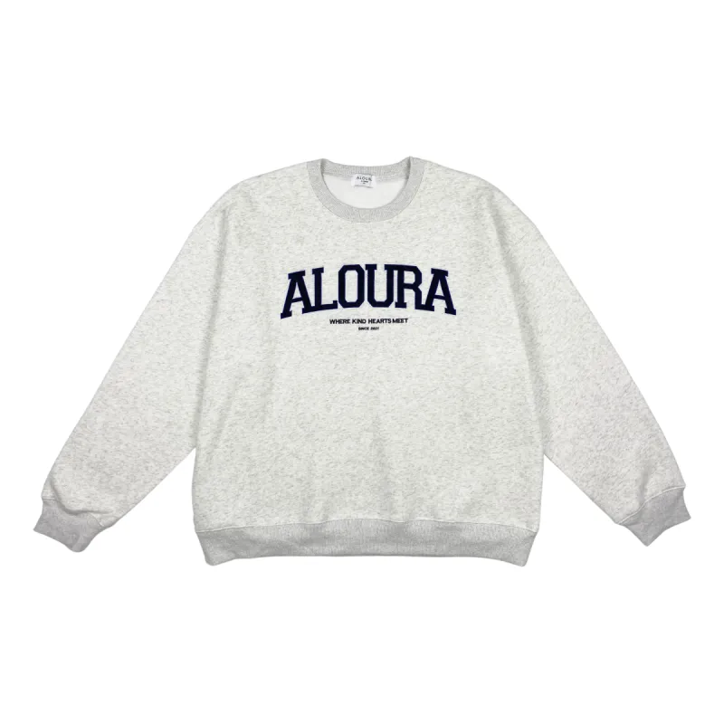 moon aloura "where kind hearts meet" crewneck *pre-order sold by Aloura Lounge
