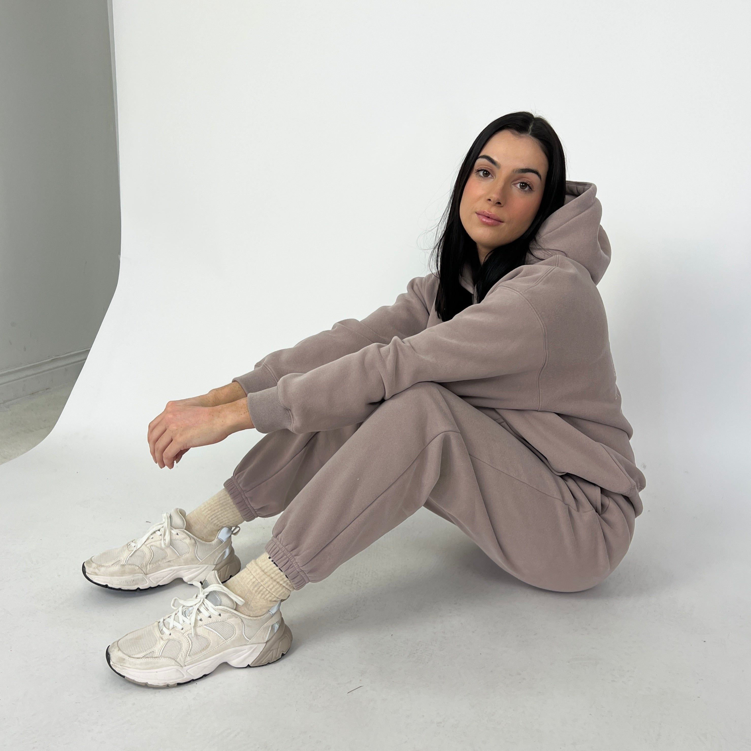 dusty lilac ultra cozy self growth hoodie sold by Aloura Lounge product image thumbnail 5
