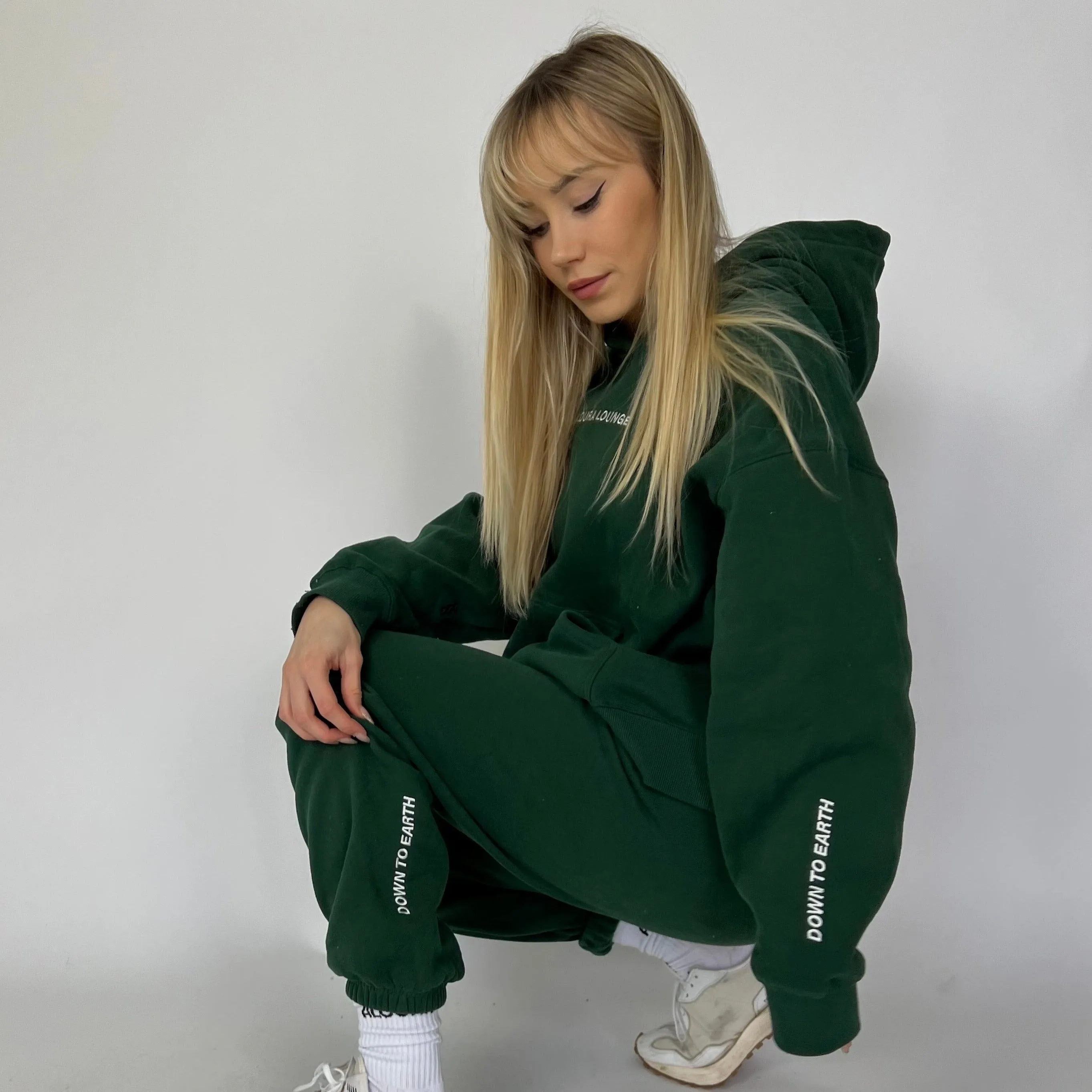 pine "this is your sign to" 2.0 ultra cozy hoodie sold by Aloura Lounge product image thumbnail 3