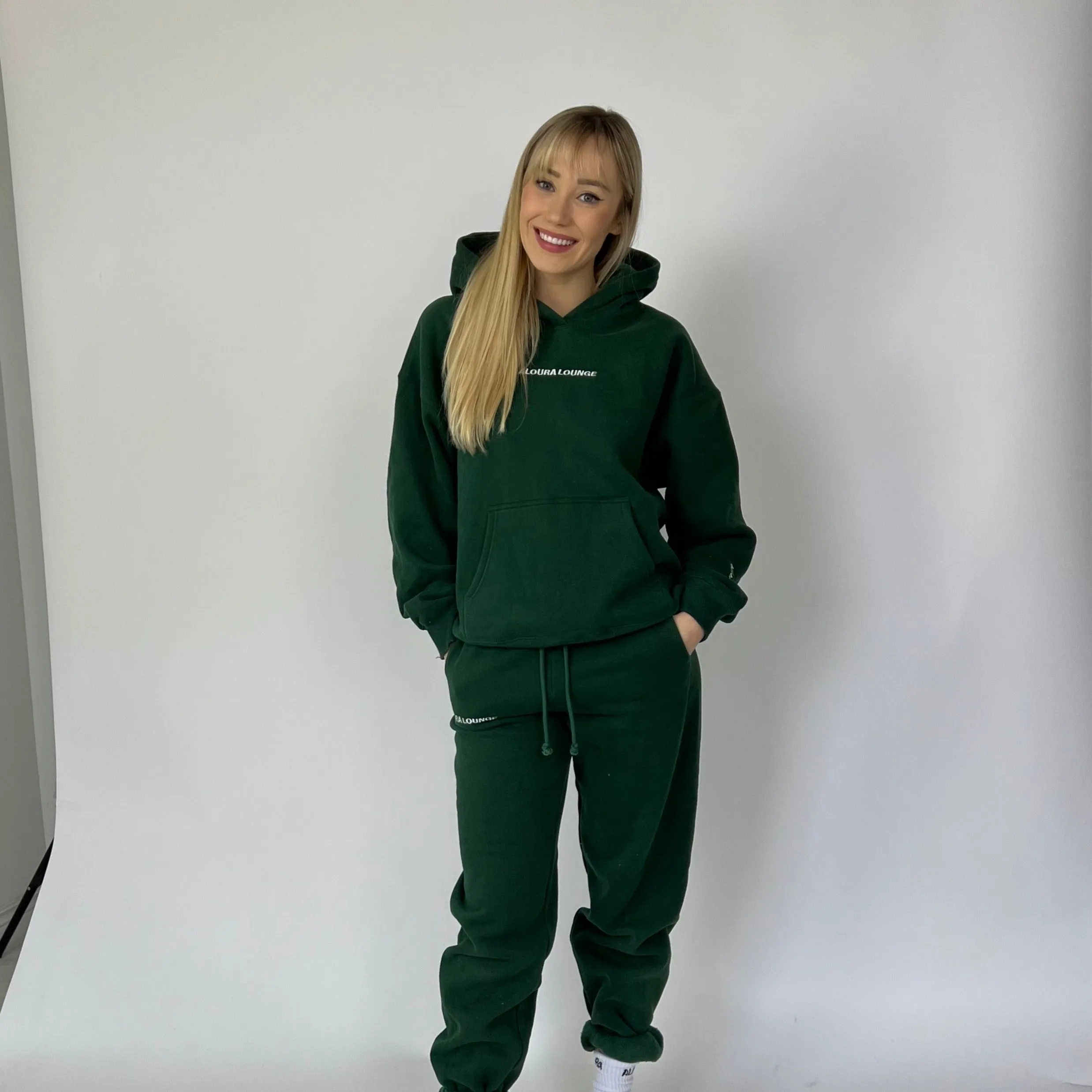 pine "this is your sign to" 2.0 ultra cozy hoodie sold by Aloura Lounge product image thumbnail 2