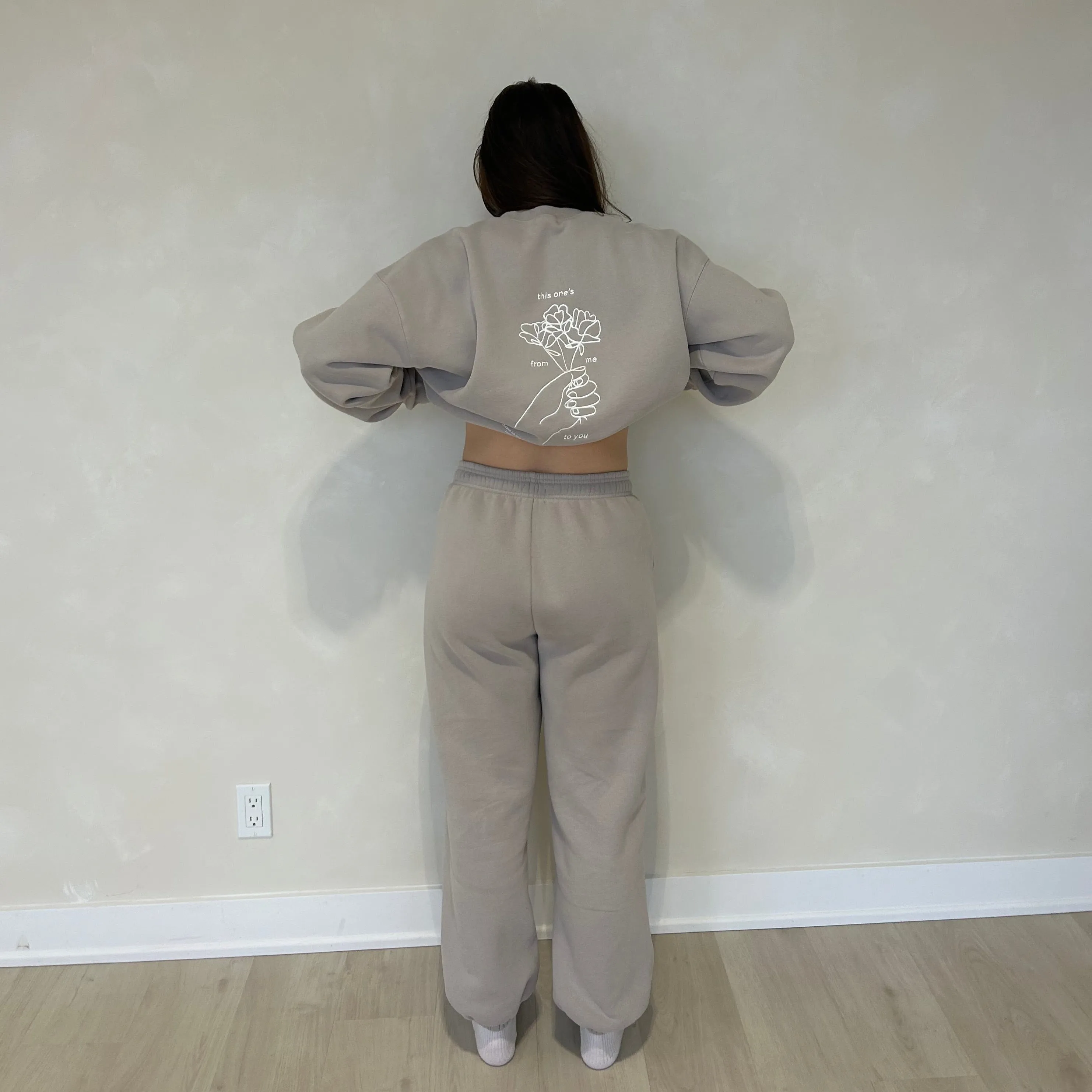 fog ultra cozy sweatpants sold by Aloura Lounge product image thumbnail 4