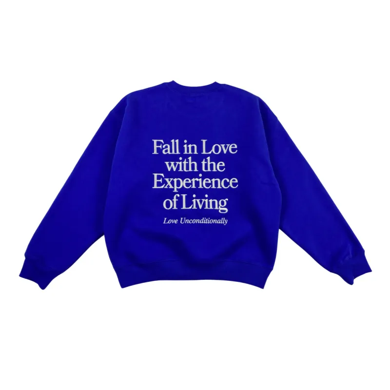 neptune tessa x aloura “live with love" ultra cozy crewneck sold by Aloura Lounge