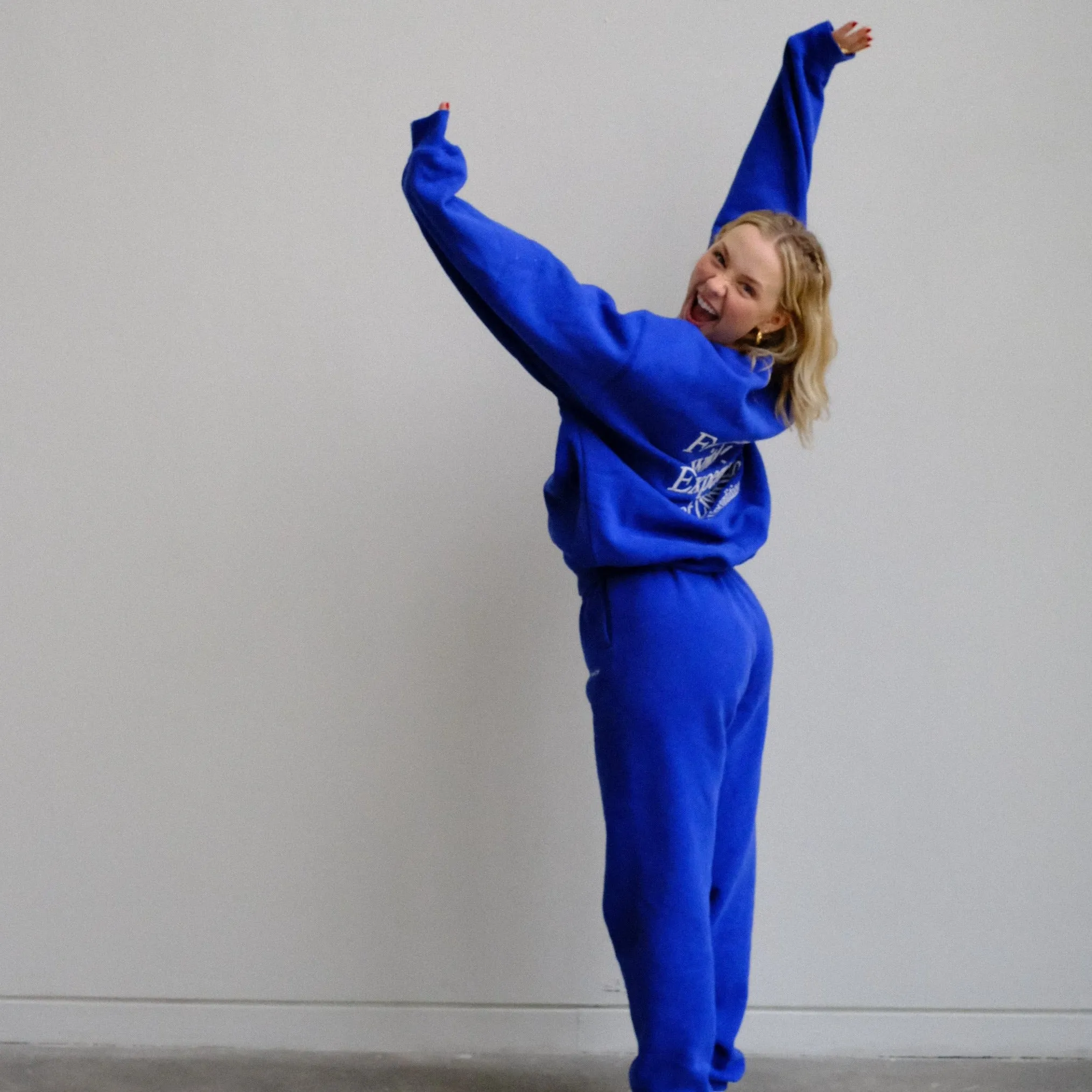 neptune tessa x aloura “live with love" ultra cozy crewneck sold by Aloura Lounge product image thumbnail 3