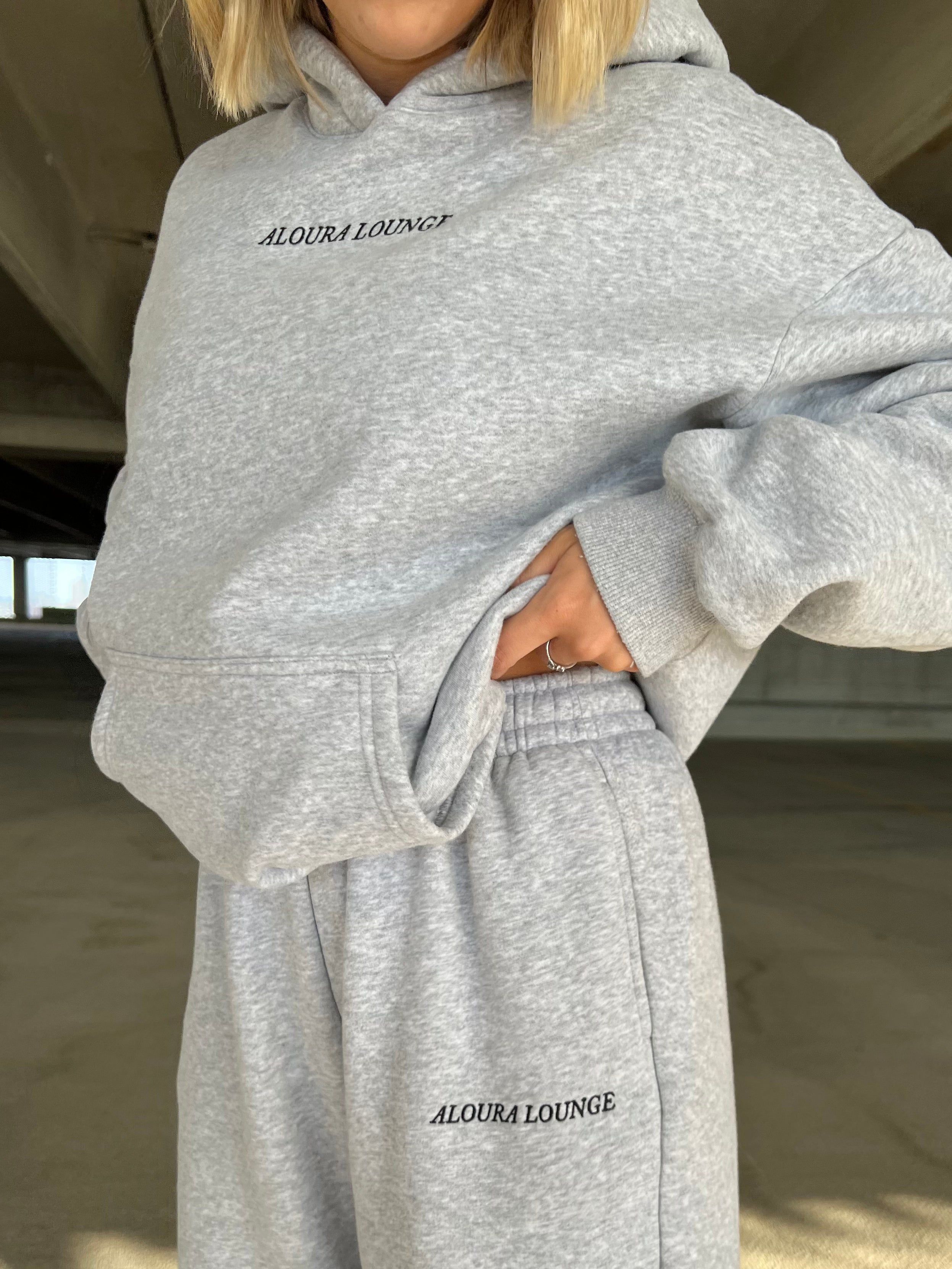 fossil ultra cozy self growth hoodie sold by Aloura Lounge product image thumbnail 3