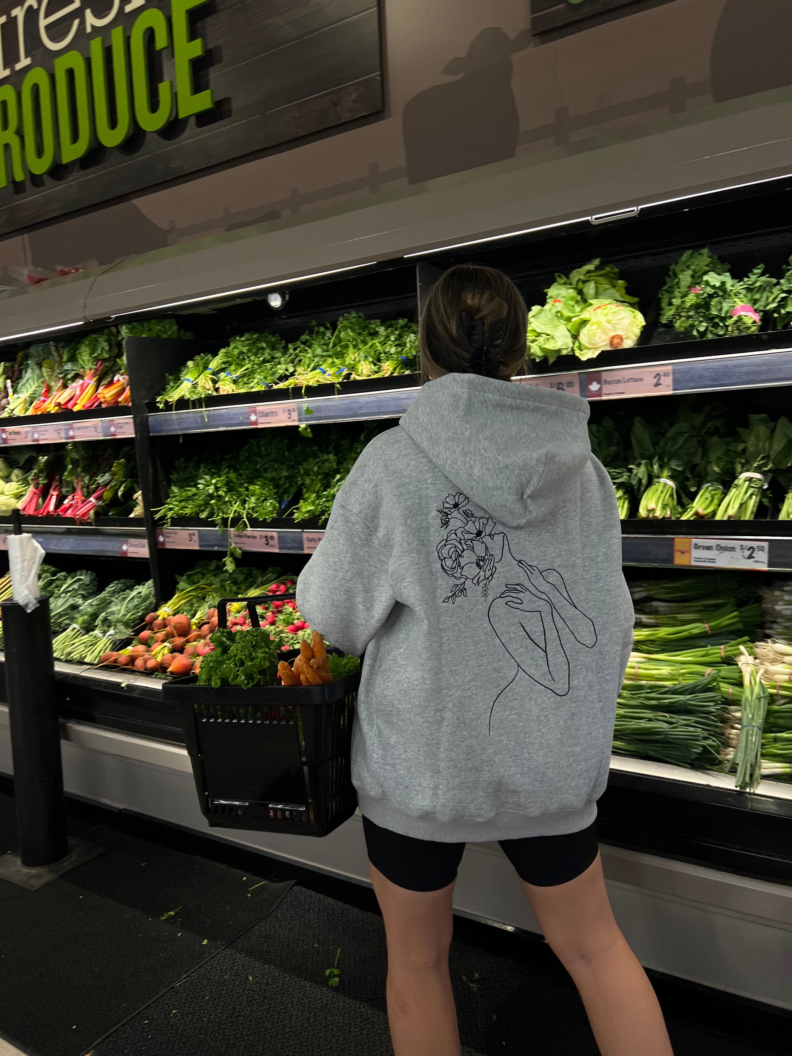 fossil ultra cozy self growth hoodie sold by Aloura Lounge product image thumbnail 2