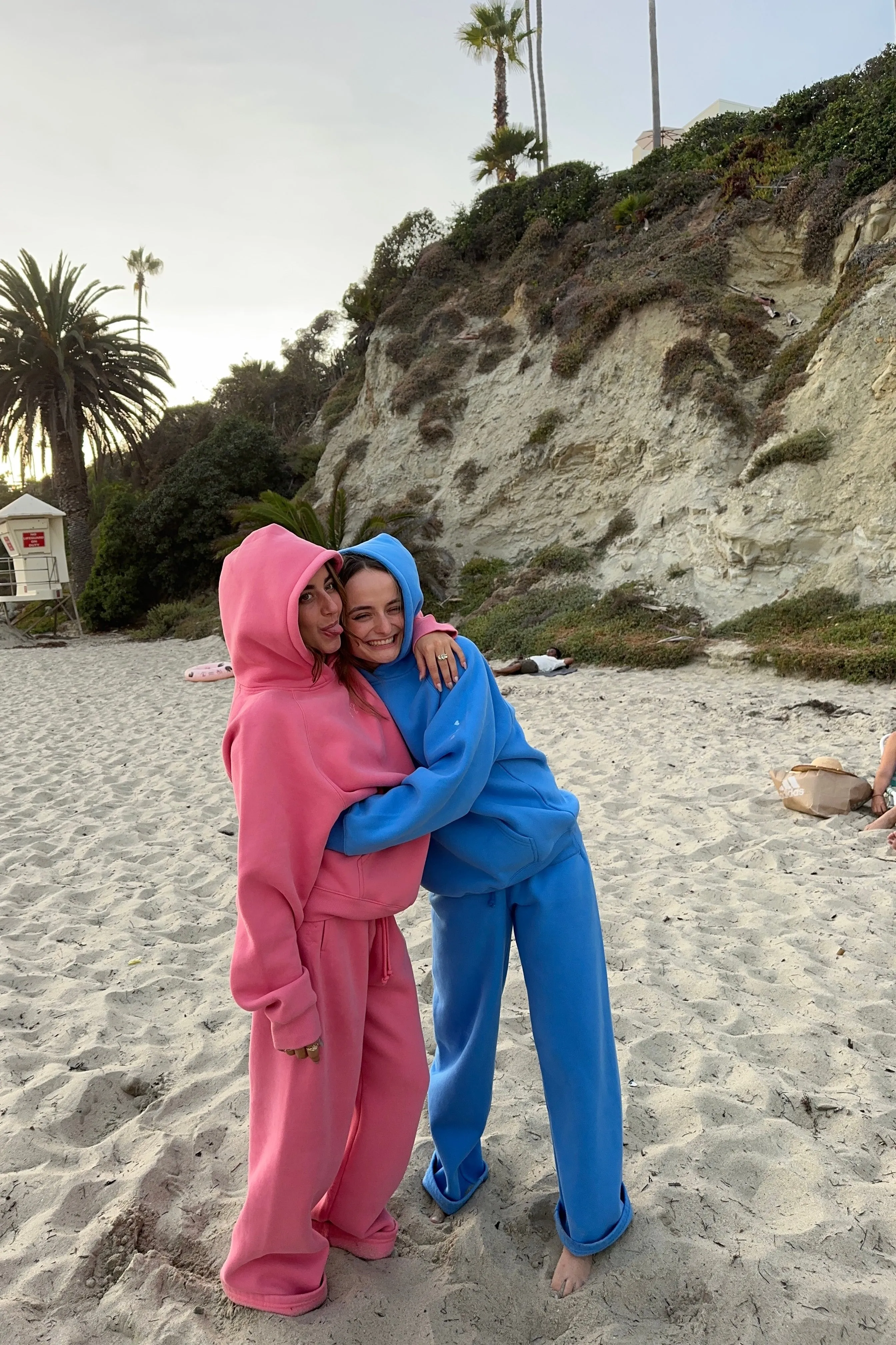 breezy blue "the world needs more love" ultra cozy hoodie sold by Aloura Lounge product image thumbnail 5