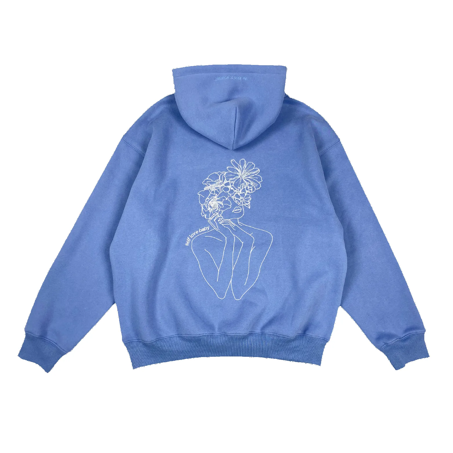 blueberry oversized ultra cozy self love hoodie sold by Aloura Lounge
