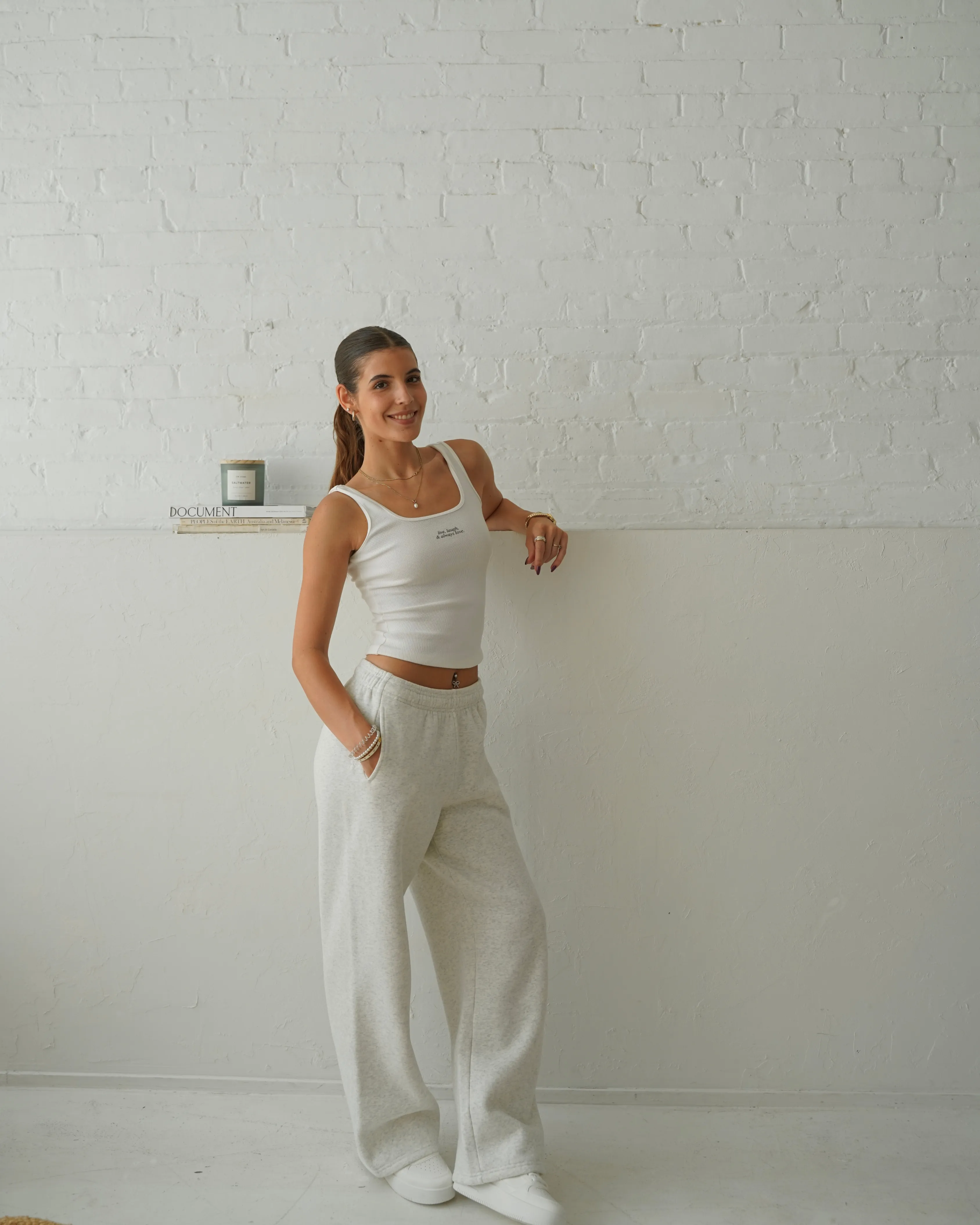 moon oversized wide leg sweatpants *pre-order sold by Aloura Lounge product image thumbnail 2